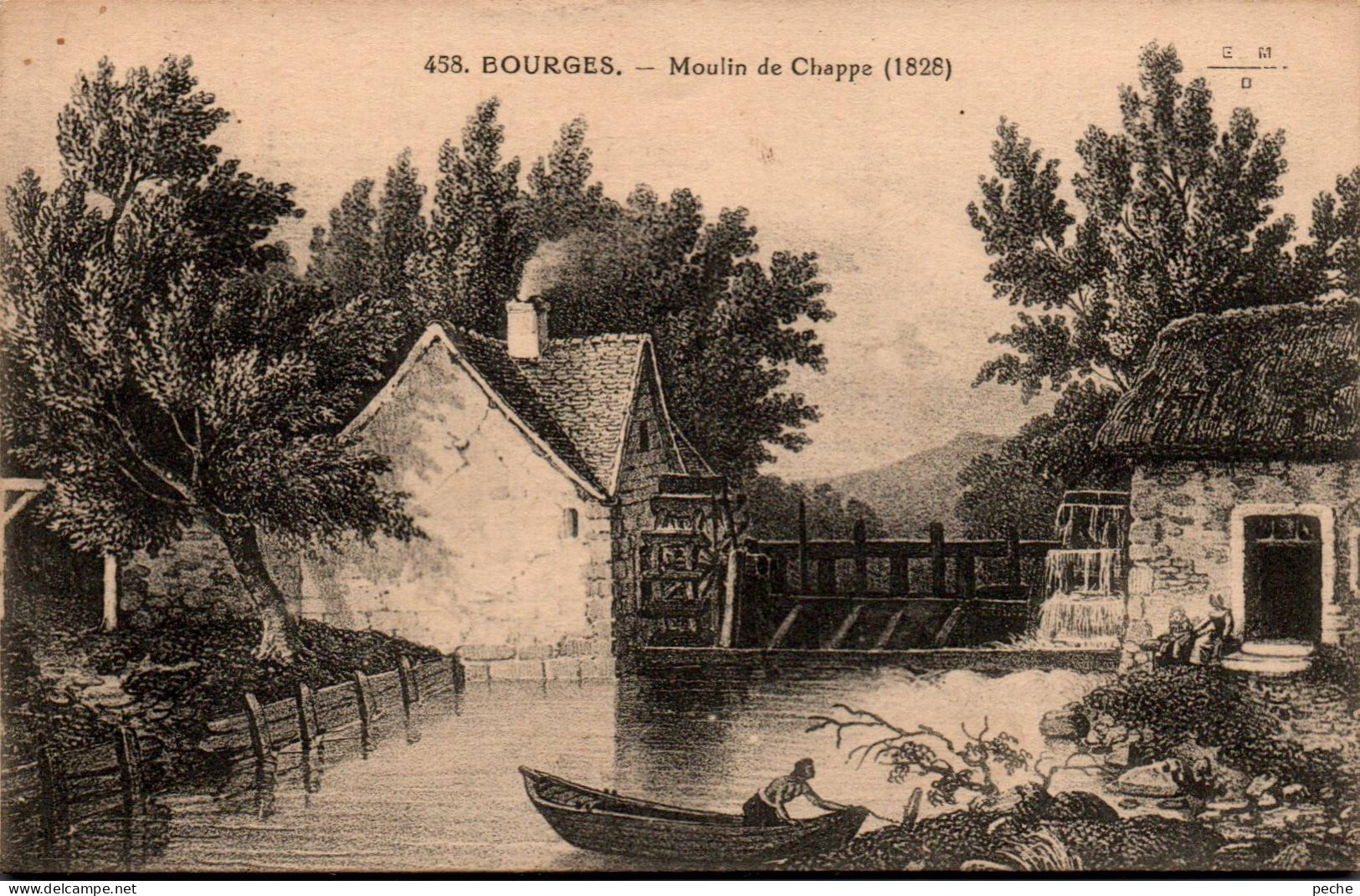 N°114123 -cpa Bourges -moulin De Chappe- - Watermolens