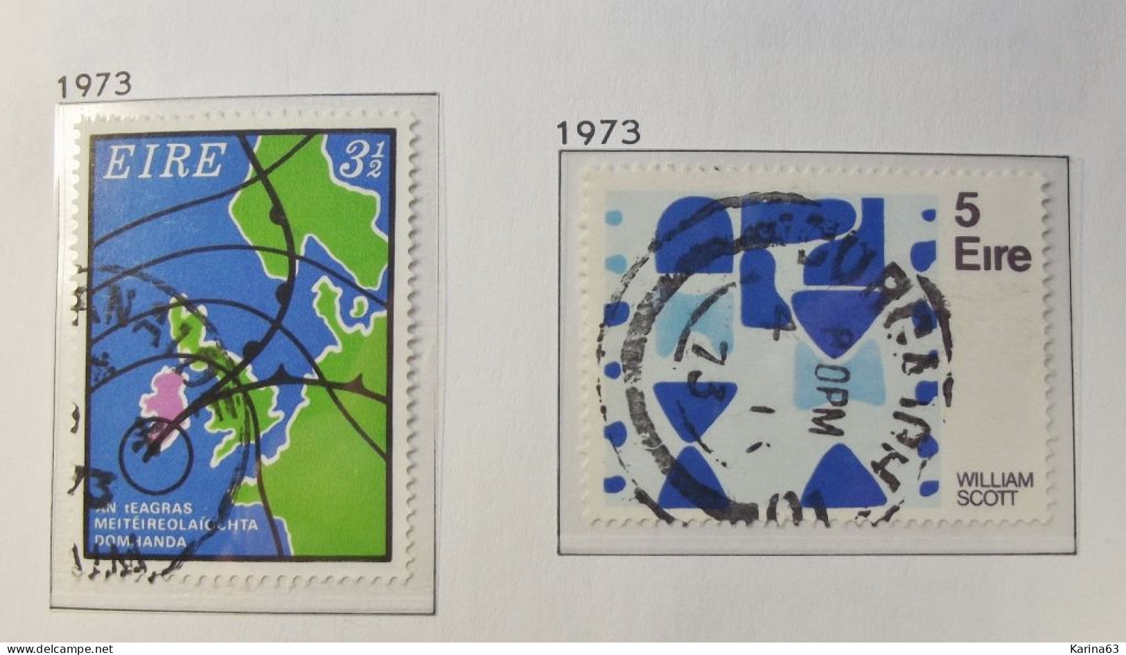 Ireland - Irelande - Eire 1973  Y & T N° 293 - 294  - Art - Meteo ( 2 Val. ) Obl / Gestempeld - Used Stamps