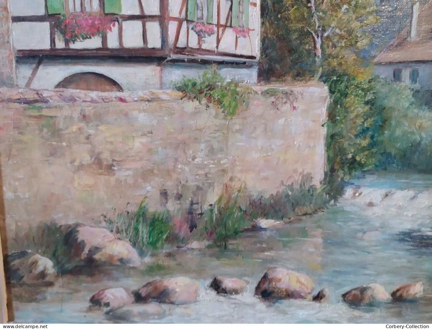 Tableau Paysage d'Alsace Ville de Kaysersberg