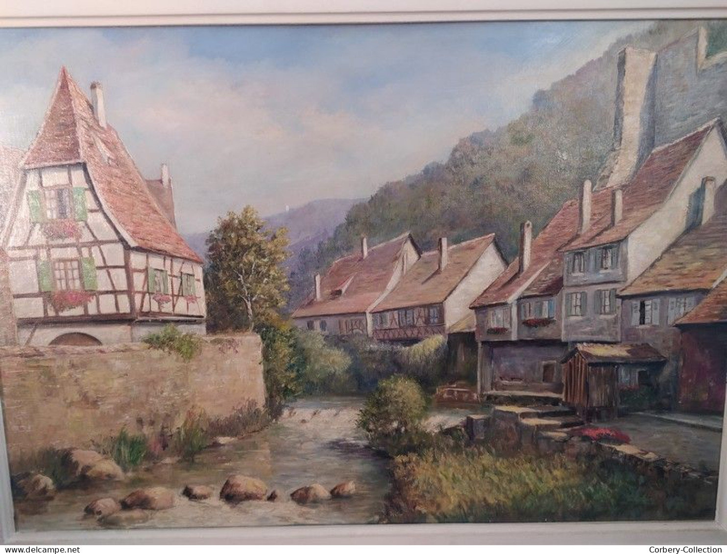 Tableau Paysage d'Alsace Ville de Kaysersberg
