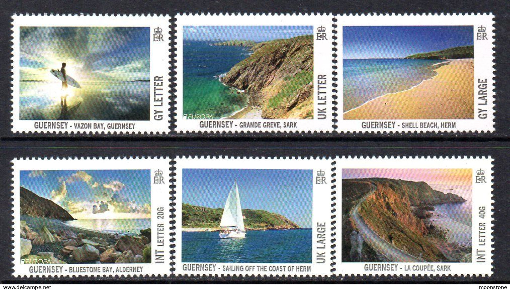 Guernsey 2012 Europa, Visit Guernsey Set Of 6, MNH, SG 1414/9 - Guernesey