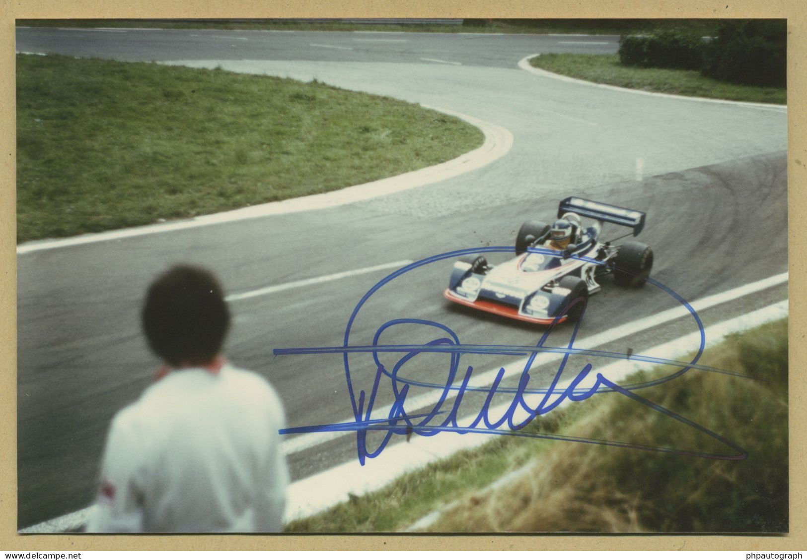 Patrick Tambay (1949-2022) - French Racing Driver - Signed Photo - 1977 - COA - Deportivo