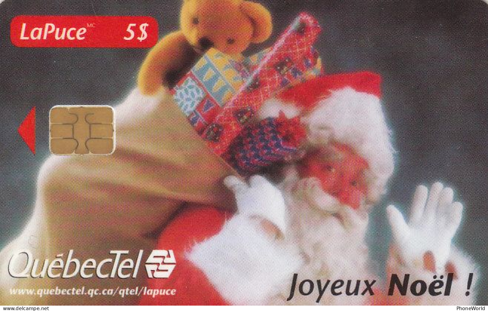 Canada - QuébecTel - Joyeux Noël!, MINT, Christmas & Santa, 98 11 10073, 3.000ex, TOP - Kanada