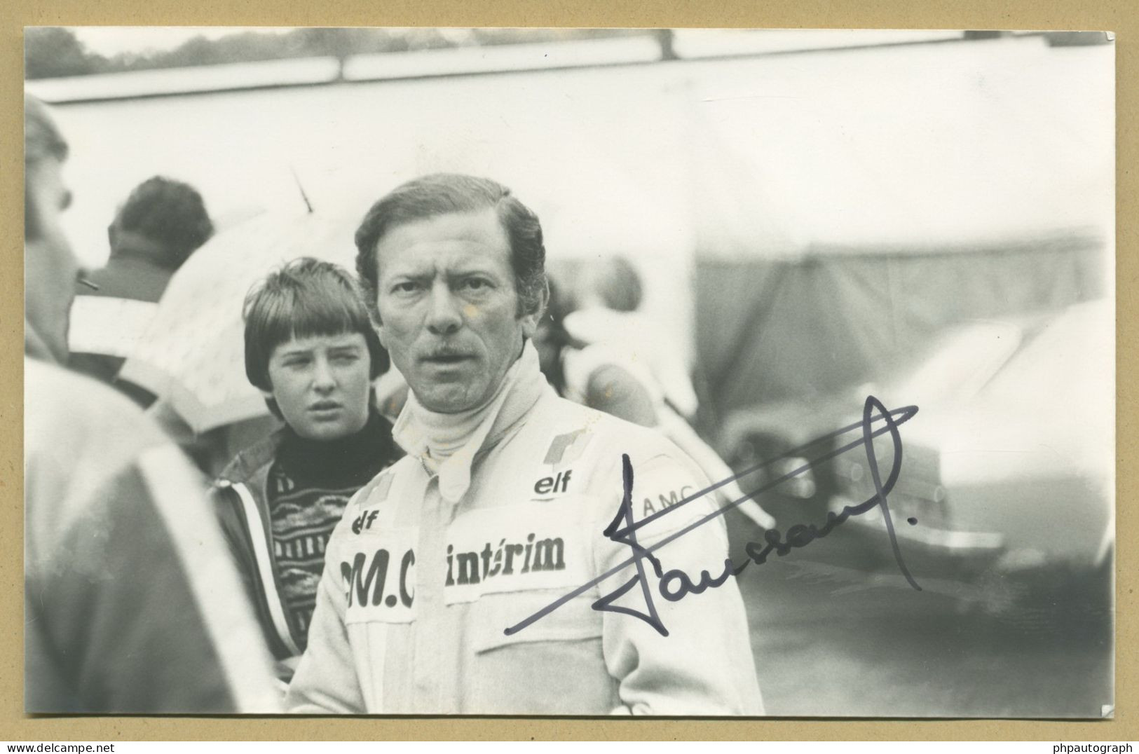 Jean-Pierre Jaussaud (1937-2021) - French Racing Driver - Signed Original Photo - 1977 - Sportspeople