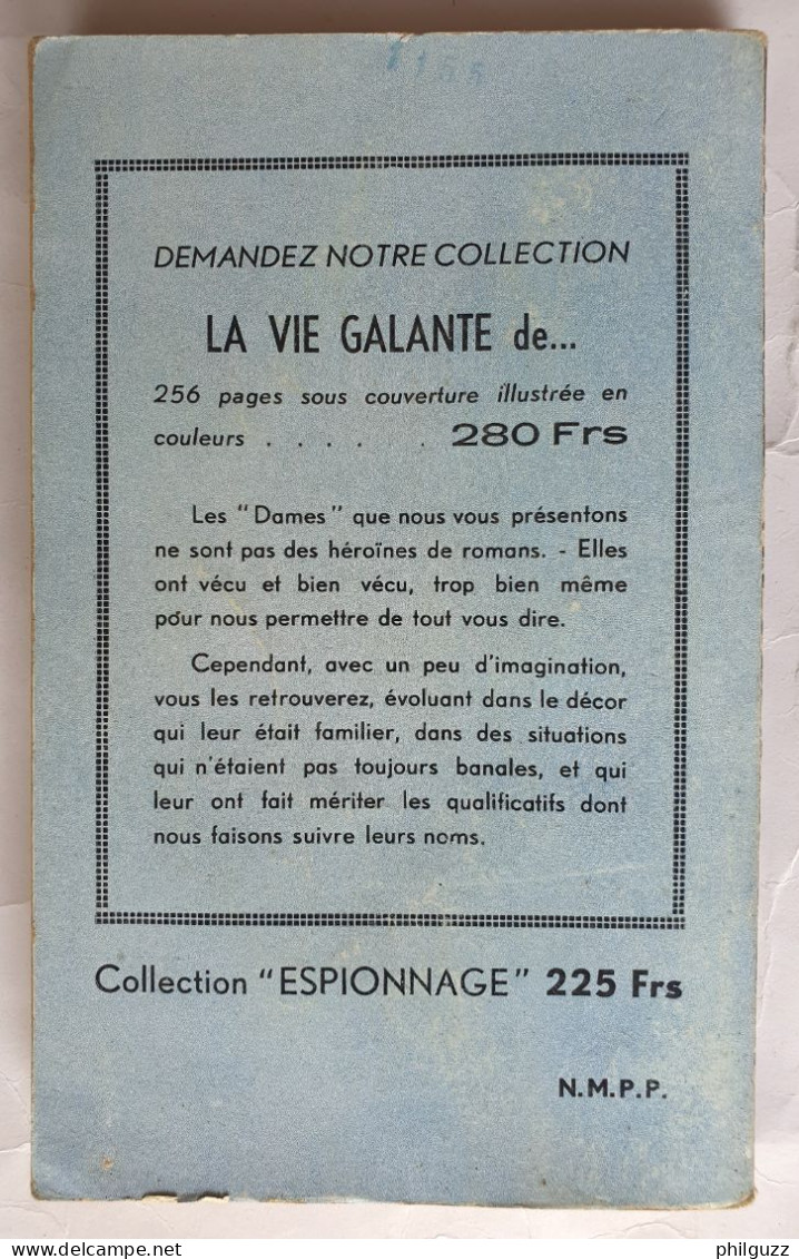 LIVRE ESPIONNAGE 3 COUPS DURS - GEORGES DEJEAN - EDITIONS DE L'ARABESQUE 16 1955 Couverture ASLAN - Old (before 1960)