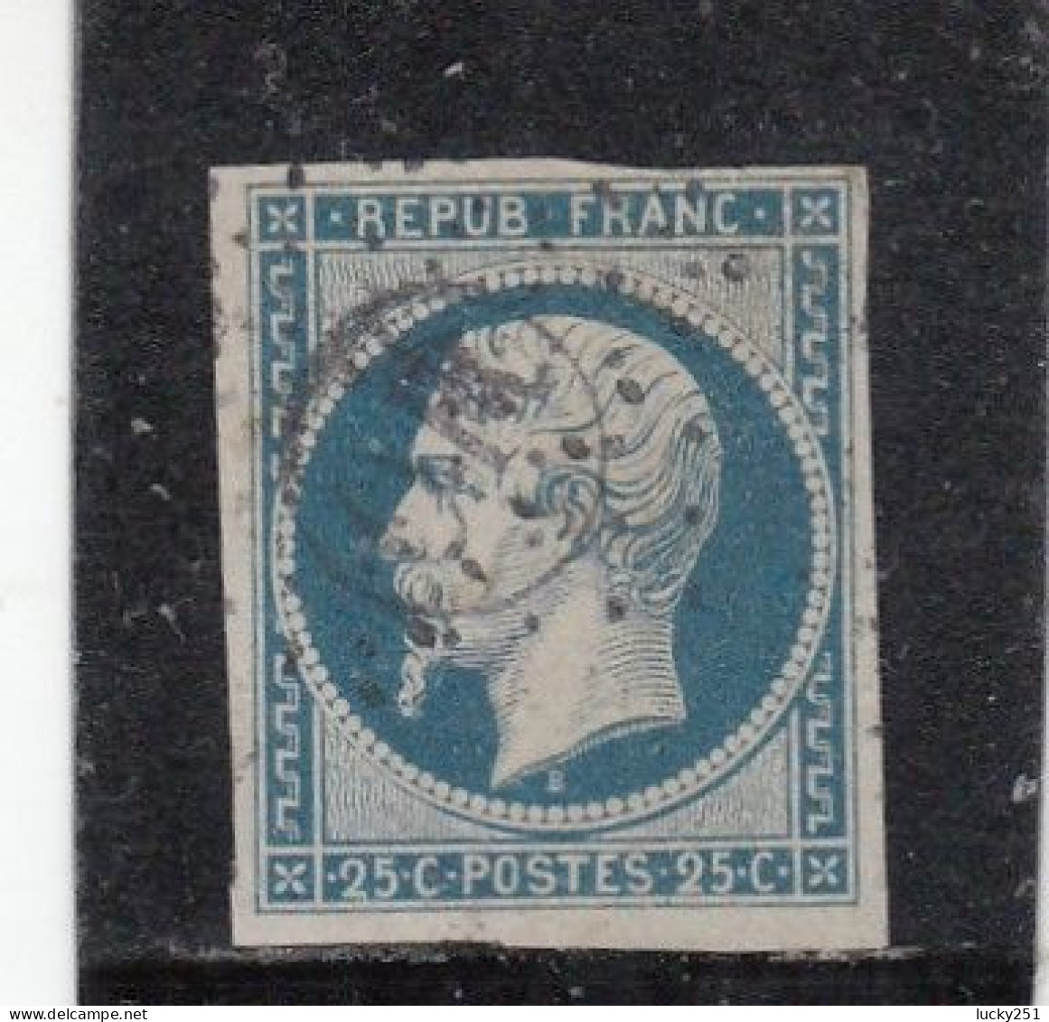 France - Année 1852 - N°YT10 - Présidence, Oblitération OR - 1852 Louis-Napoléon