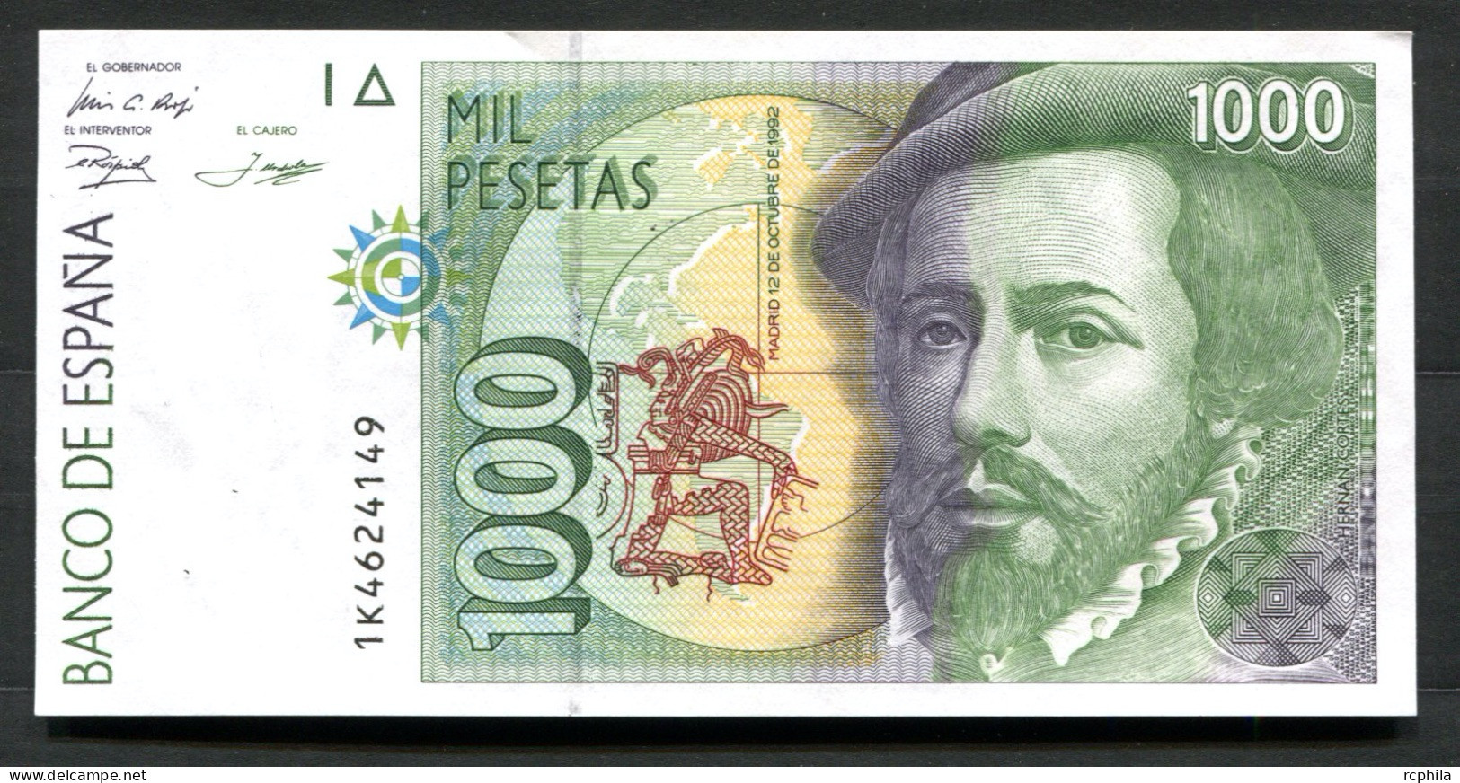 RC 25026 ESPAGNE 1000 PESETAS BILLET ÉMIS LE 12 OCTOBRE 1992 - [ 4] 1975-… : Juan Carlos I