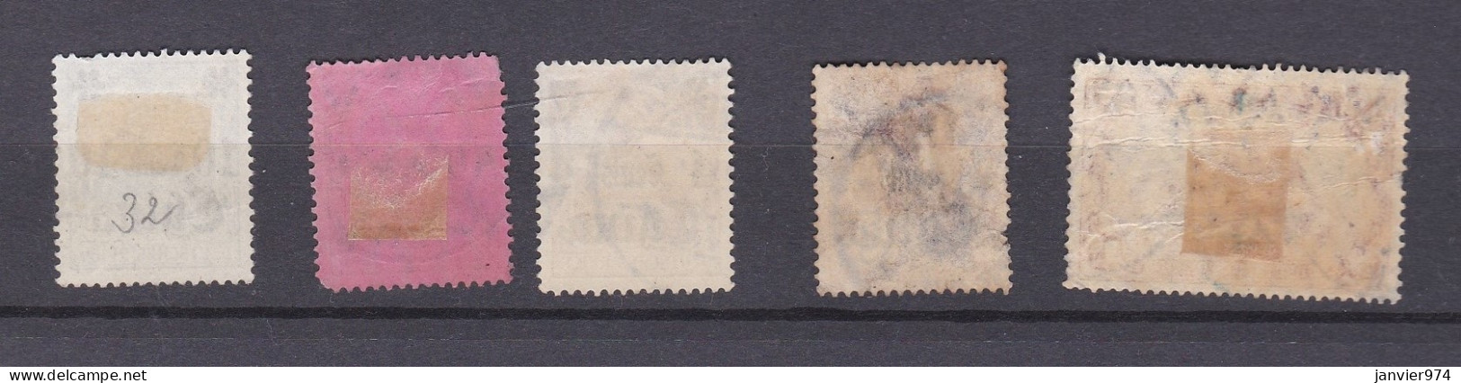 Chine 1898/1905 - Poste Allemande En Chine, 5 Timbres  - Usados