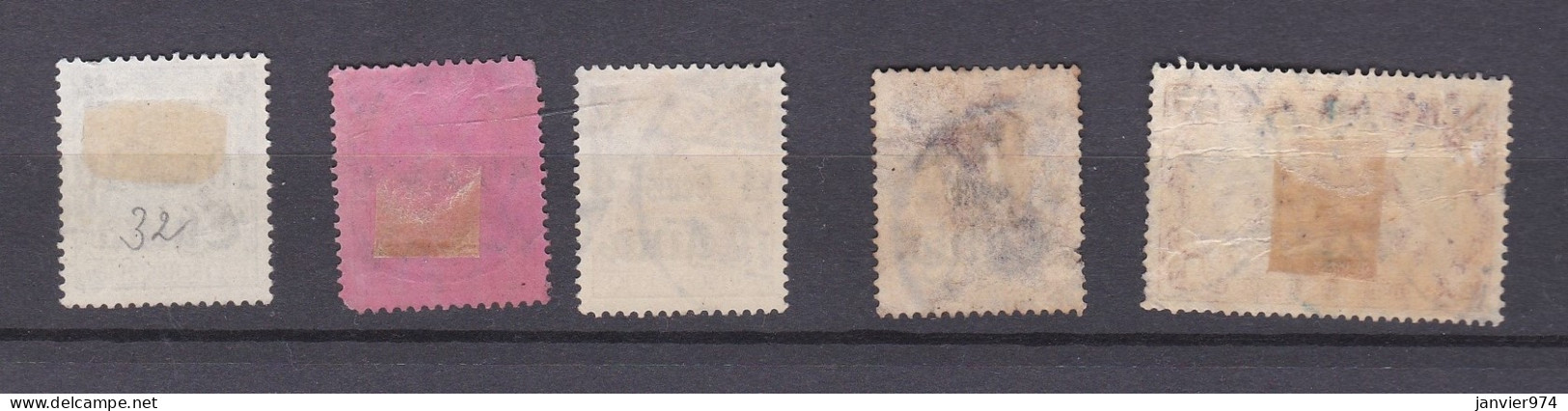 Chine 1898/1905 - Poste Allemande En Chine, 5 Timbres  - Usati