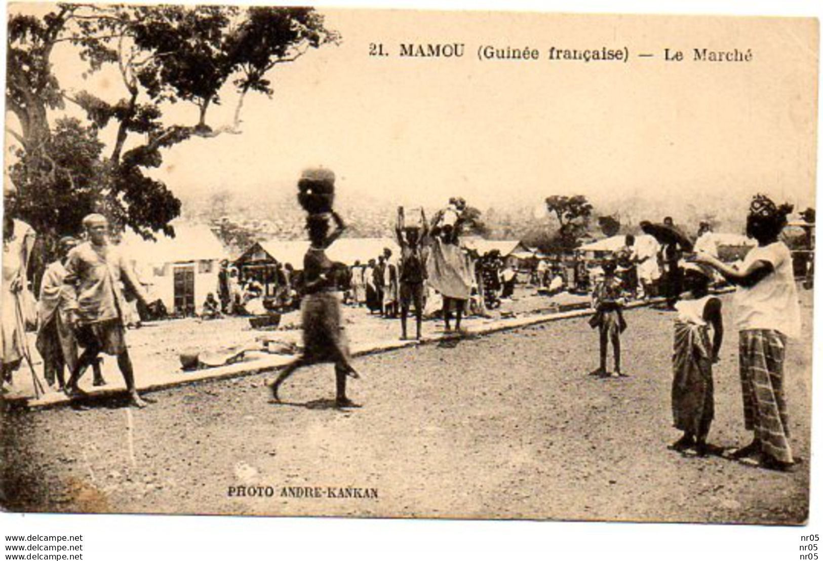 MAMOU - Le Marché -  GUINEE FRANCAISE ( Afrique ) -  Photo Andre Kankan - Guinée Française