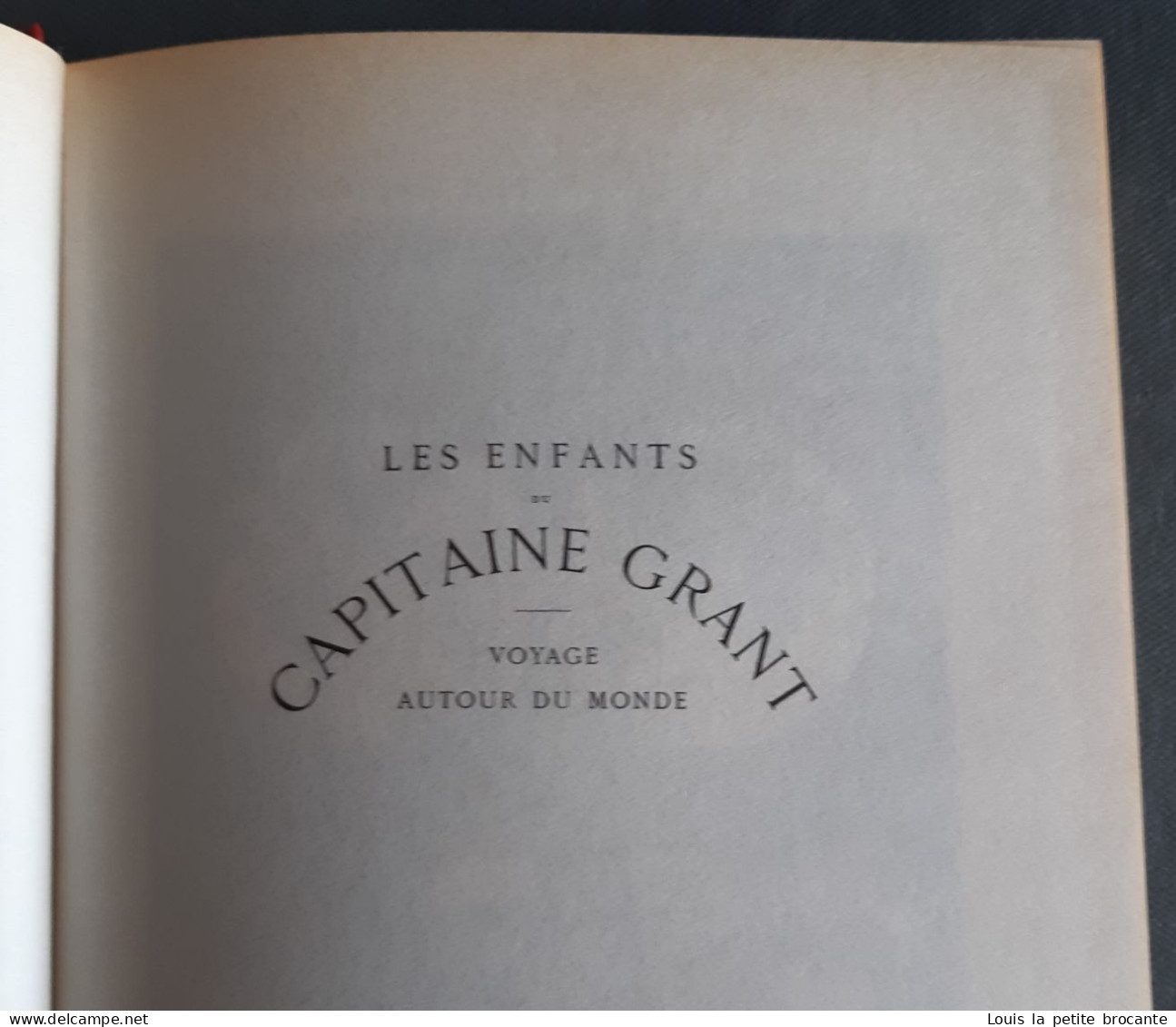 JULES VERNE - Voyages Extraordinaires - Réédition BELLERIVE. Les Enfants Du Capitaine Grant I Et II - Lots De Plusieurs Livres