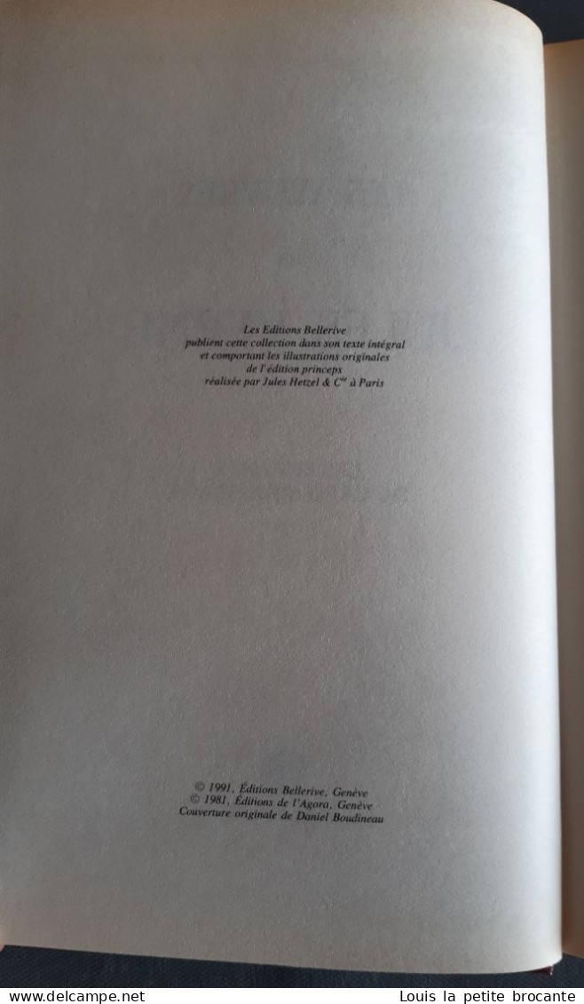 JULES VERNE - Voyages Extraordinaires - Réédition BELLERIVE.  Robur Le Conquerant : Un Drame Dans Les Airs, - Lots De Plusieurs Livres