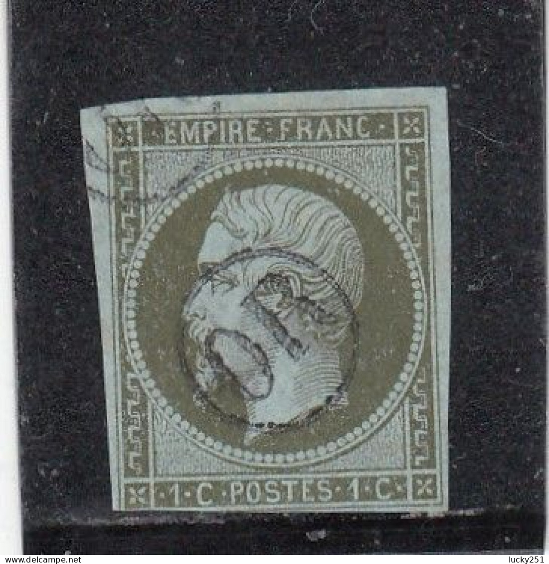 France - Année 1853-60 - N°YT 11 - Empire - Oblitération OR - 1853-1860 Napoléon III.