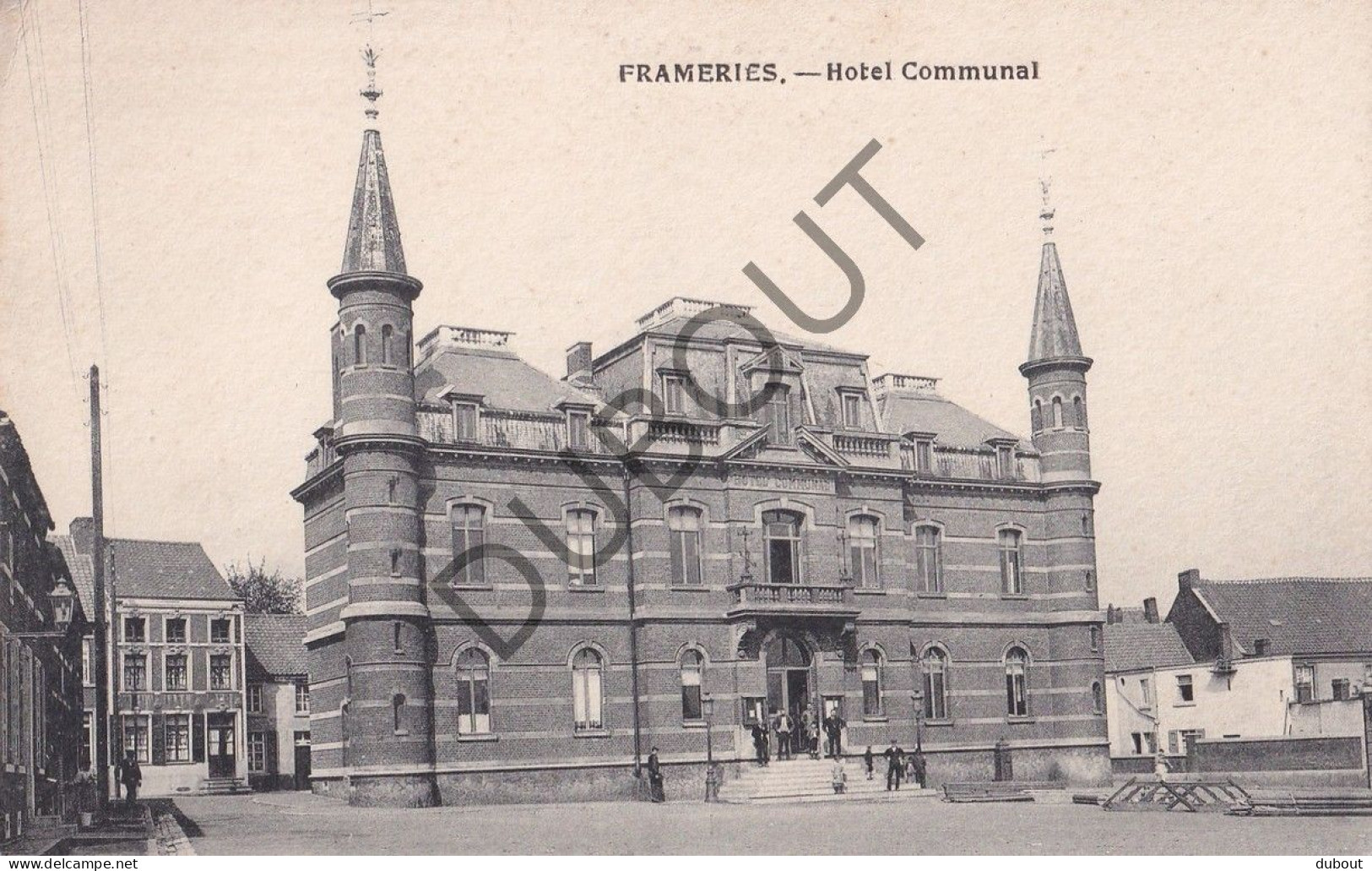 Postkaart/Carte Postale - Frameries - Hôtel Communal (C4975) - Frameries