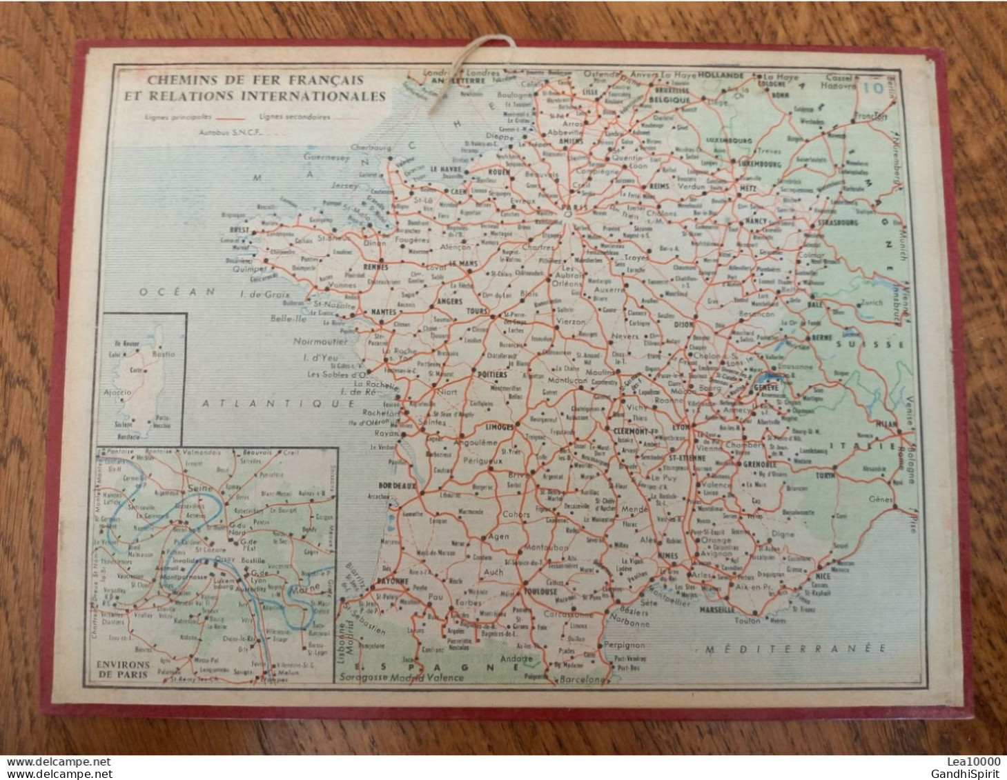 1964 Calendrier Du Département De L'Aube - Cimes Enneigées - Chalets, Montagnes - Grossformat : 1961-70