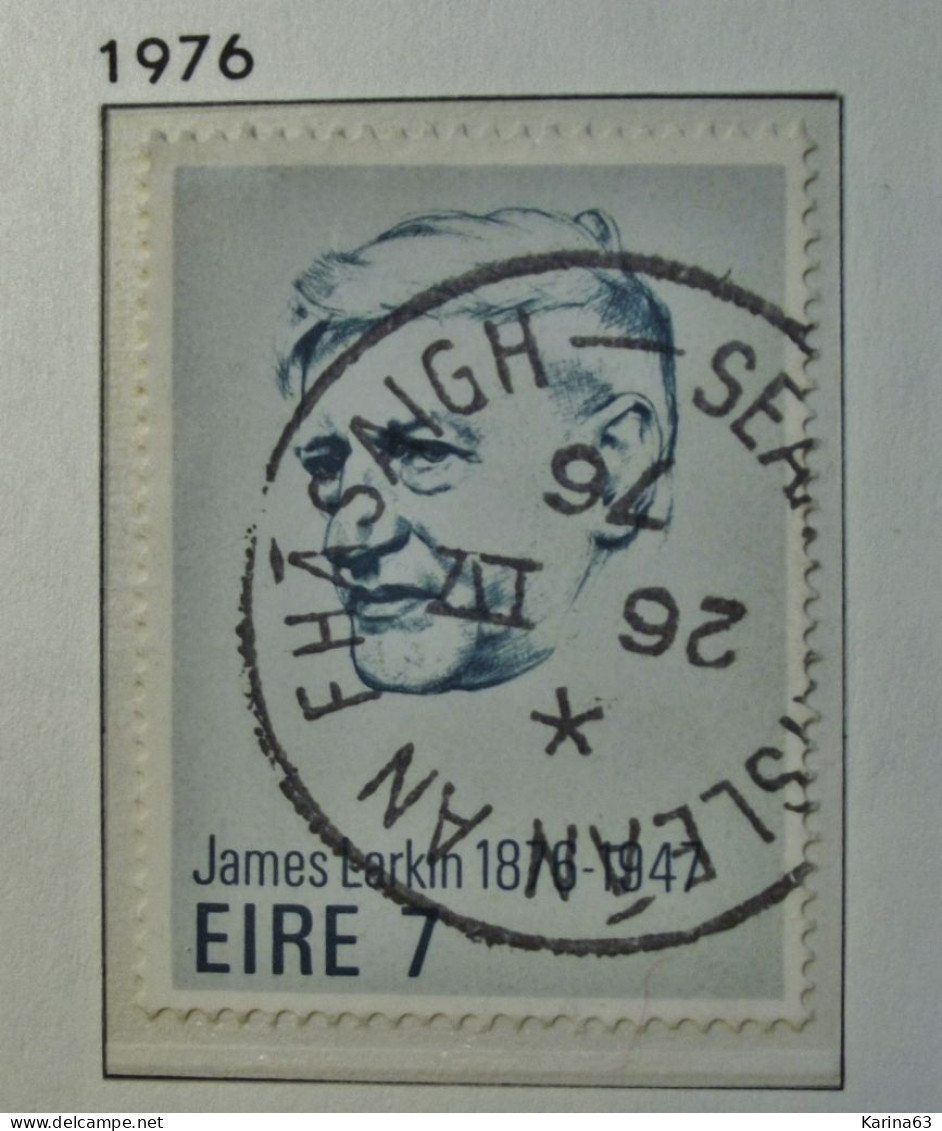 Ireland - Irelande - Eire 1976 -  Y & T N° 338 ( 1 Val. ) James Larkin  - Obl. Gestempeld Fhasaigh - Oblitérés