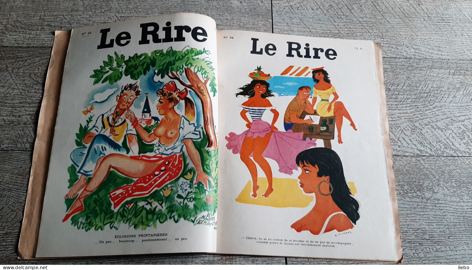 Le Rire Album Publicitaire 1955 N° 45-46-47 Dubout Brenot Peynet Humour - Humour