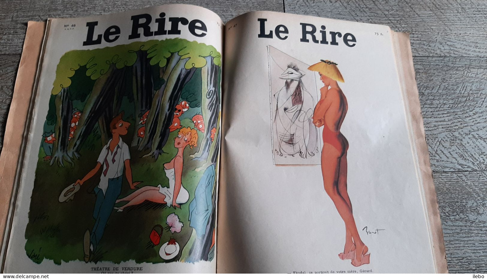 Le Rire Album Publicitaire 1955 N° 45-46-47 Dubout Brenot Peynet Humour - Humor