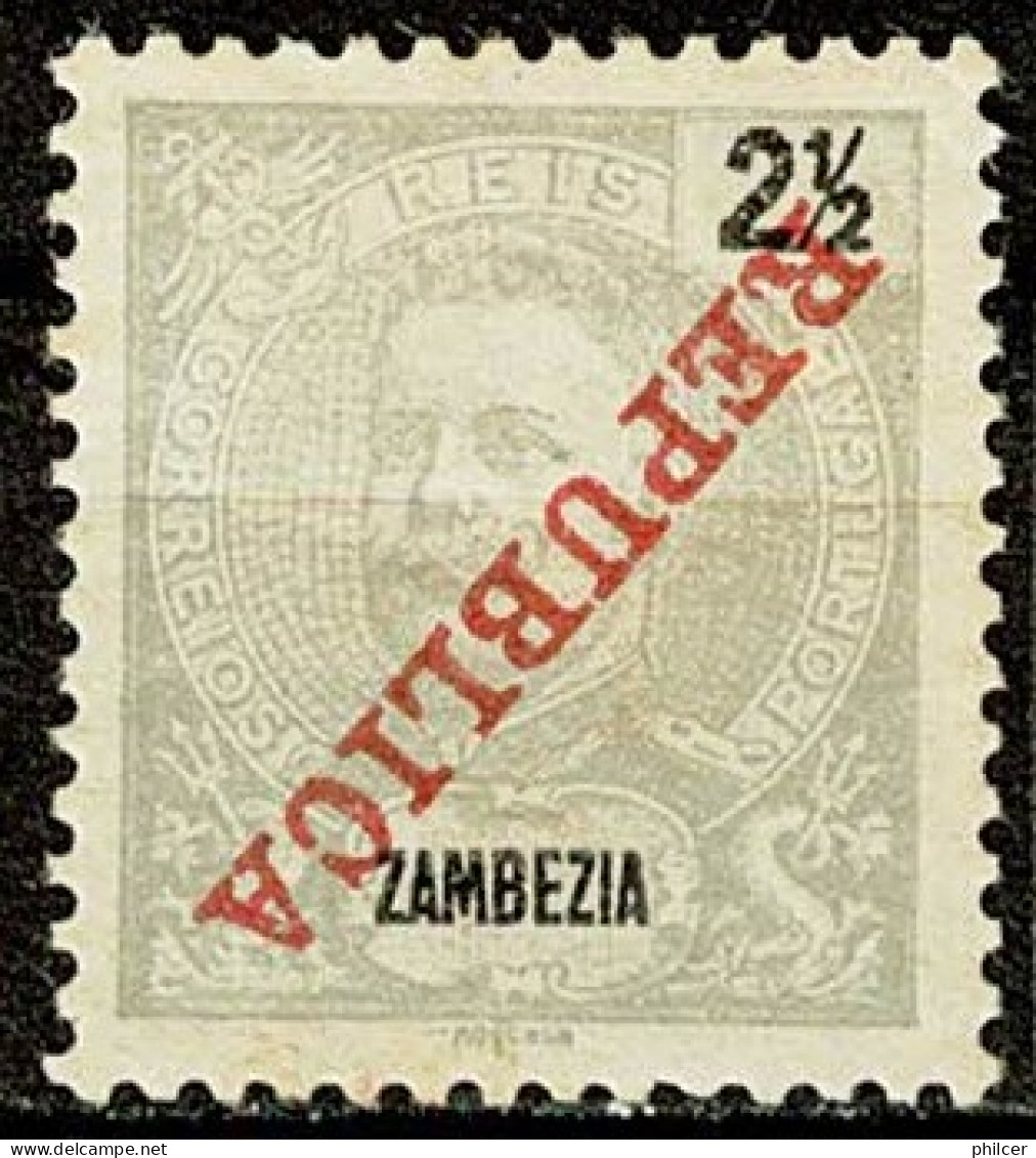 Zambézia, 1911, # 55, MH - Zambèze