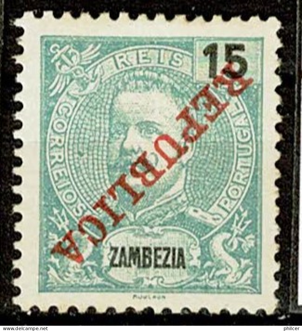 Zambézia, 1911, # 58, MH - Zambèze