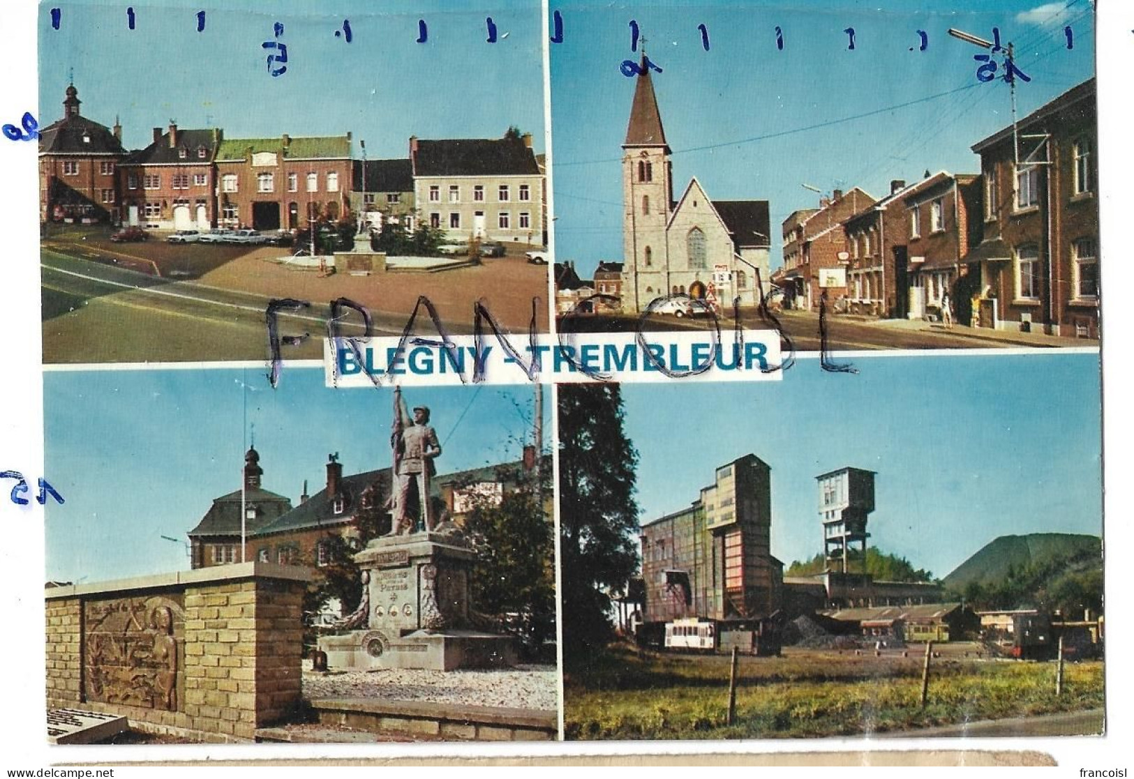 Blégny-Trembleur (B-4570). Carte Mosaïque - Blégny