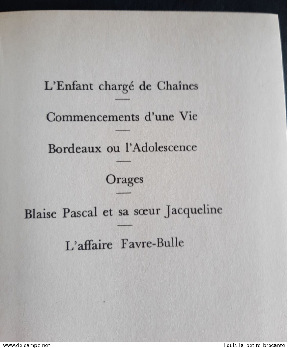 Les Chefs d'Œuvres de François MAURIAC, éditions Edito Service S.A. Genève, 26 livres avec tranches supérieures dorées,