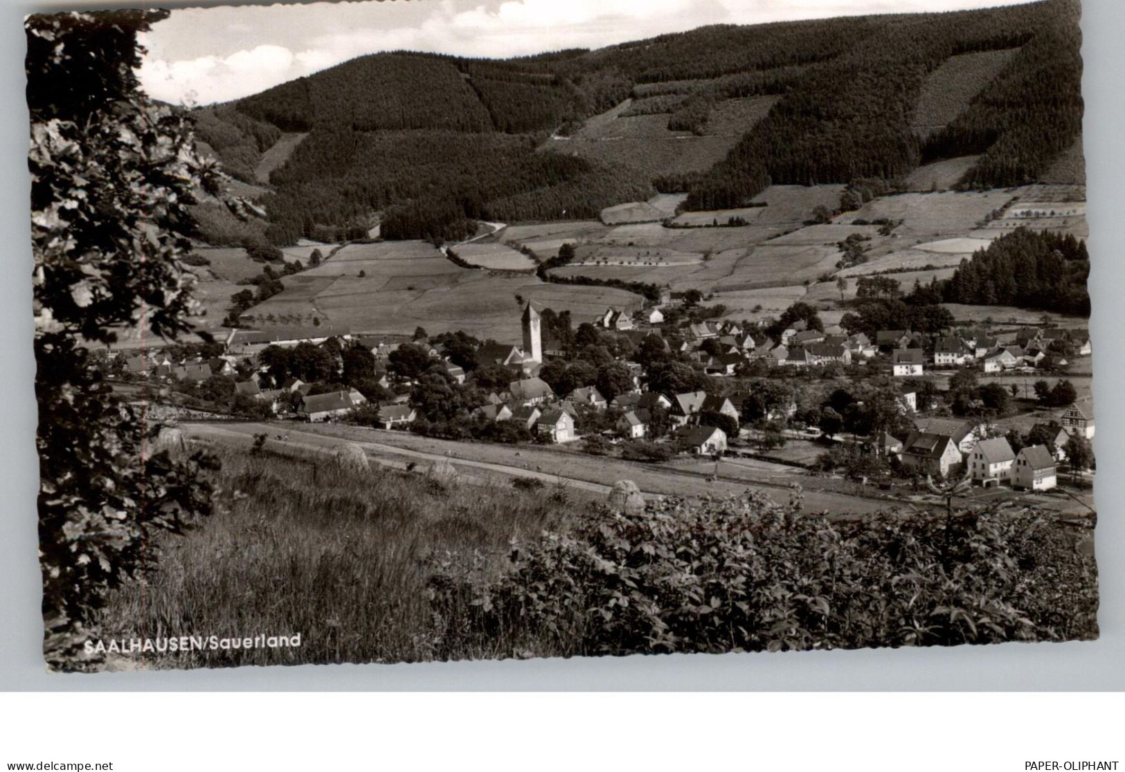 5940 LENNESTADT - SAALHAUSEN, Blick über Den Ort - Lennestadt