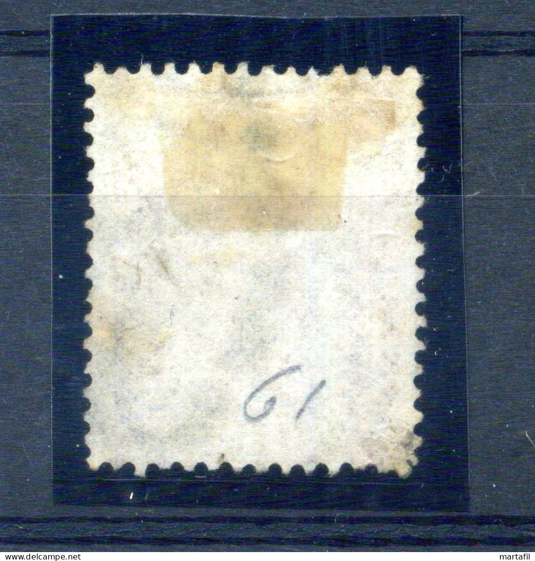 1876-80 GRAN BRETAGNA N.61 8p. Arancio USATO - Gebruikt