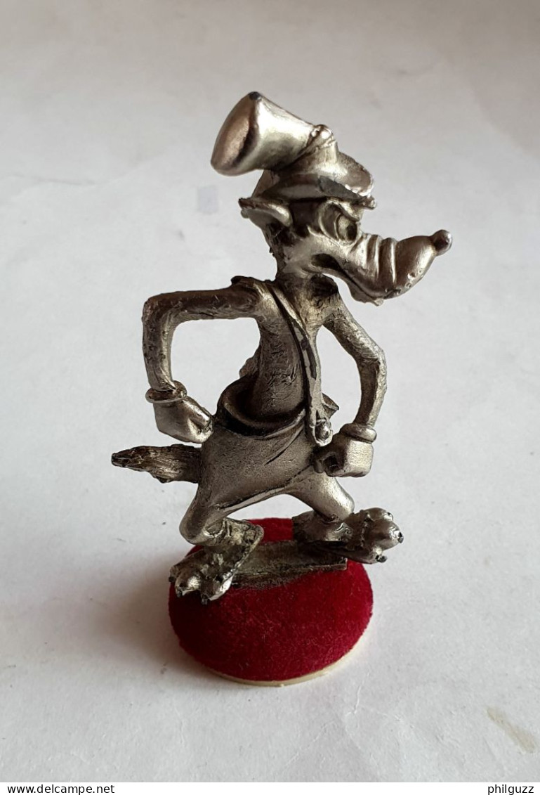 FIGURINE WALT DISNEY EN METAL ETAIN - PELTRO Italie - GRAND MECHANT LOUP - Power Rangers