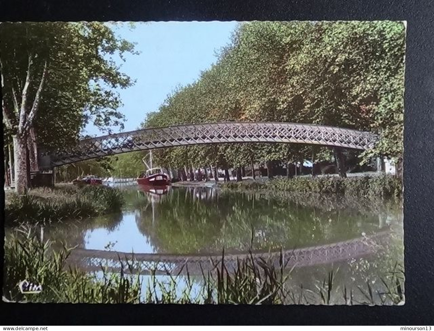 SALLELES - LA PASSERELLE SUR LE CANAL DU MIDI - Salleles D'Aude