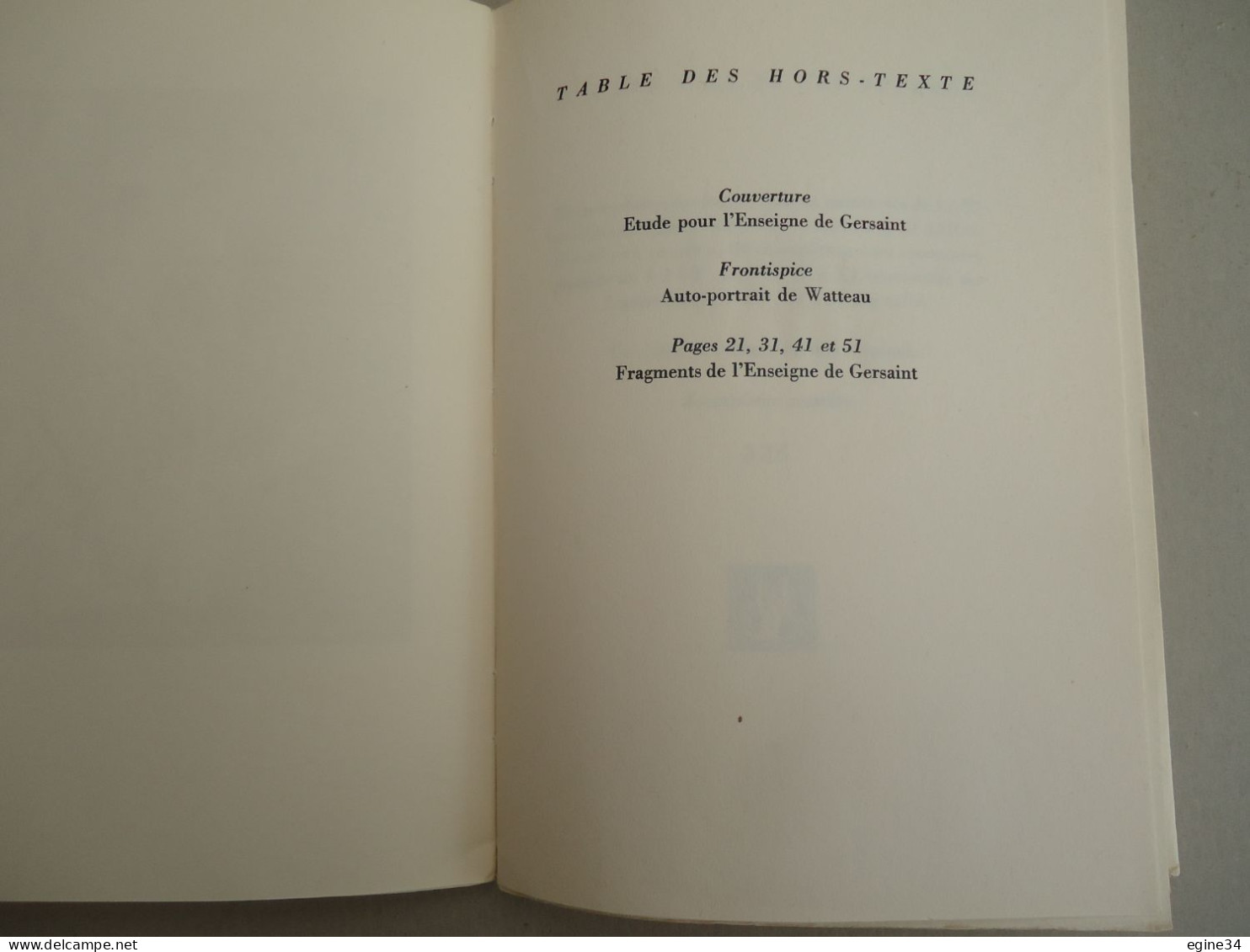 Ides Et Calendes - Aragon - L'Enseigne De Gersaint - 1946 - Hors-texte De Watteau - E.O. N.536 - Autores Franceses