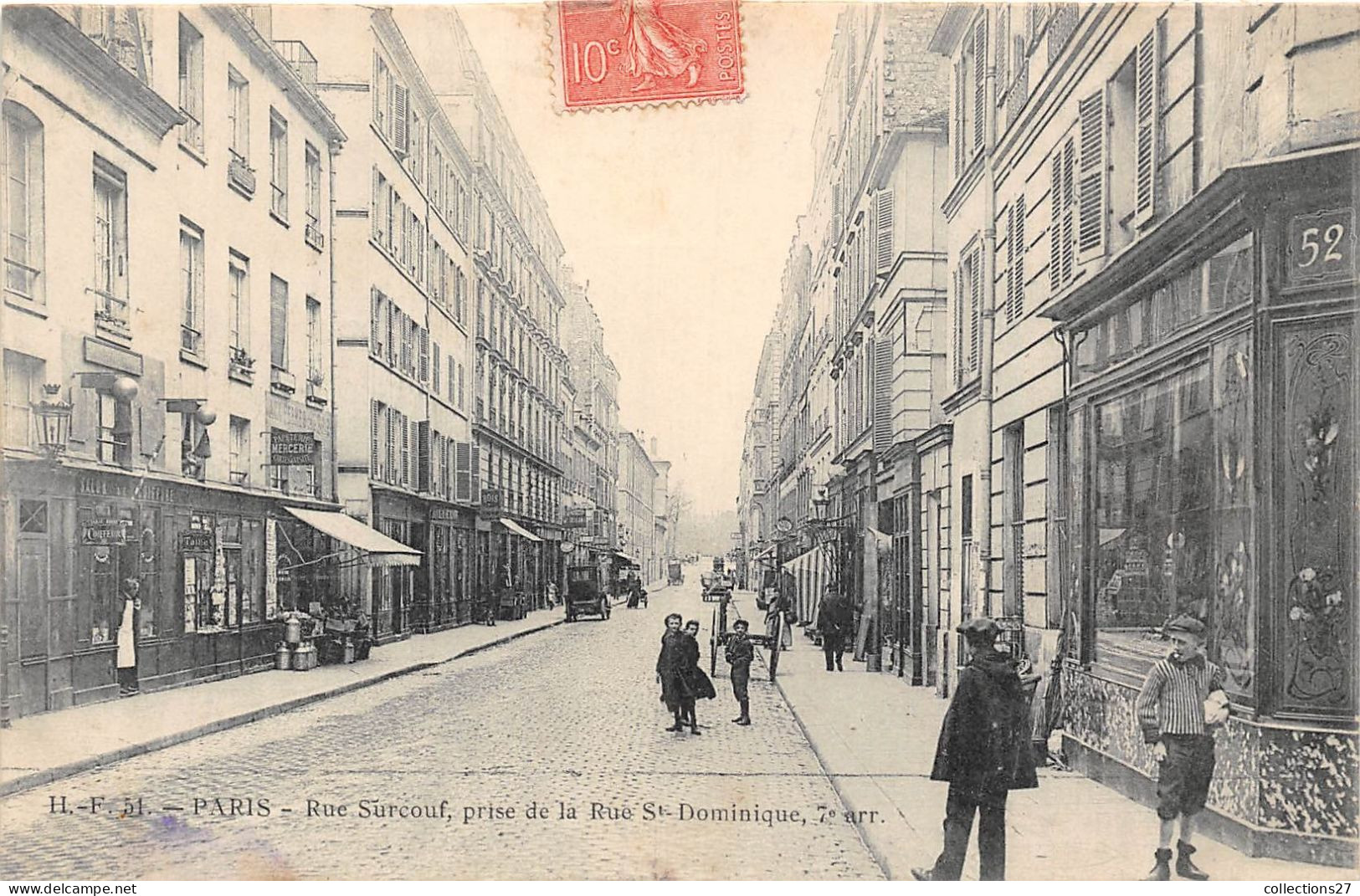 PARIS-75007- RUE SURCOUF, PRISE DE LA RUE SAINT-DOMINIQUE - Paris (07)