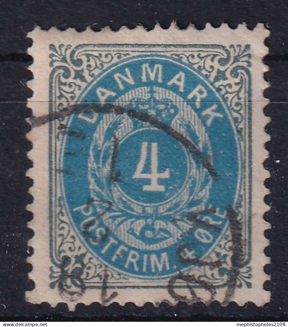 DENMARK 1875 - Canceled - Sc# 26b - Usado