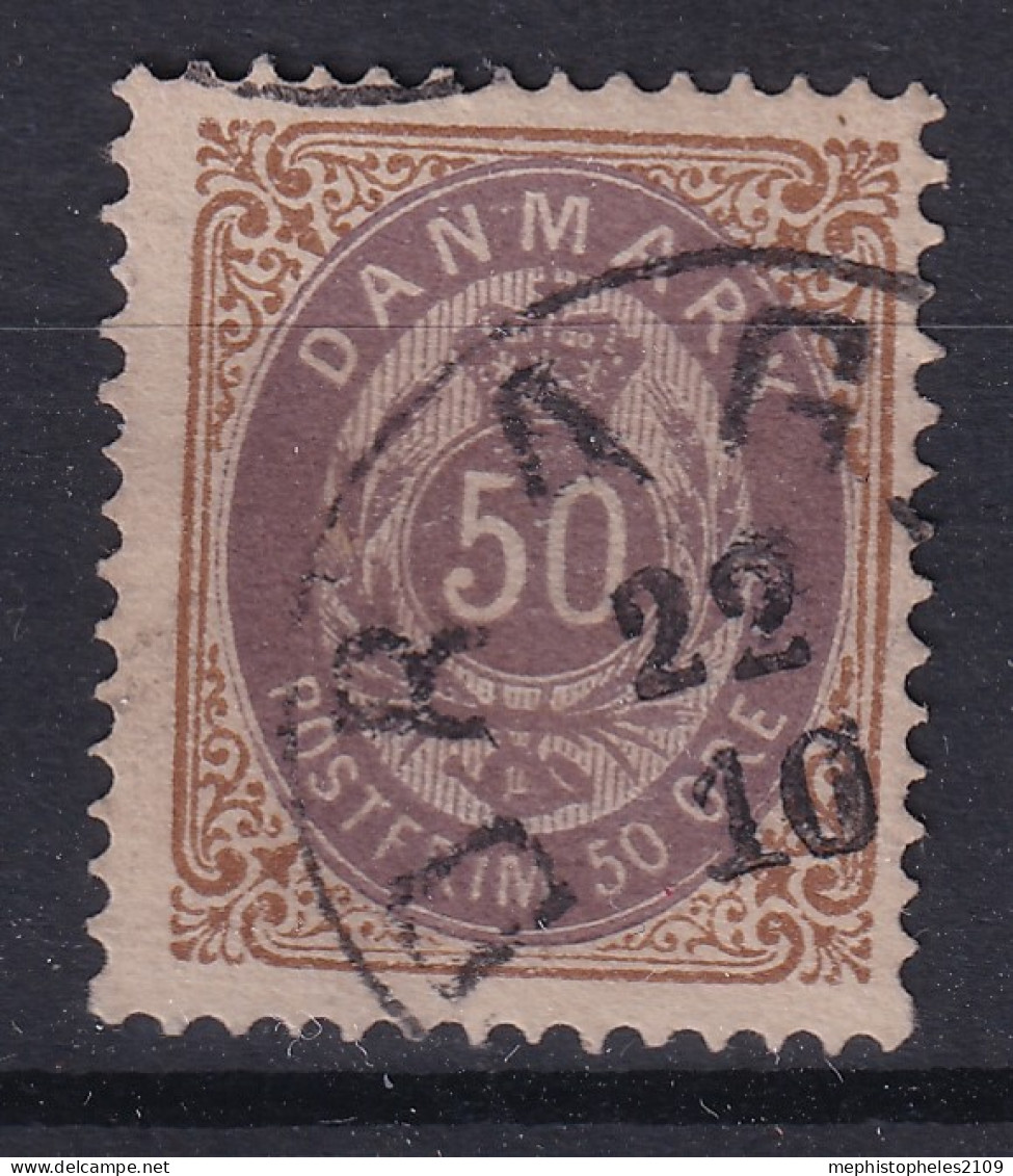 DENMARK 1875 - Canceled - Sc# 33 - Gebruikt