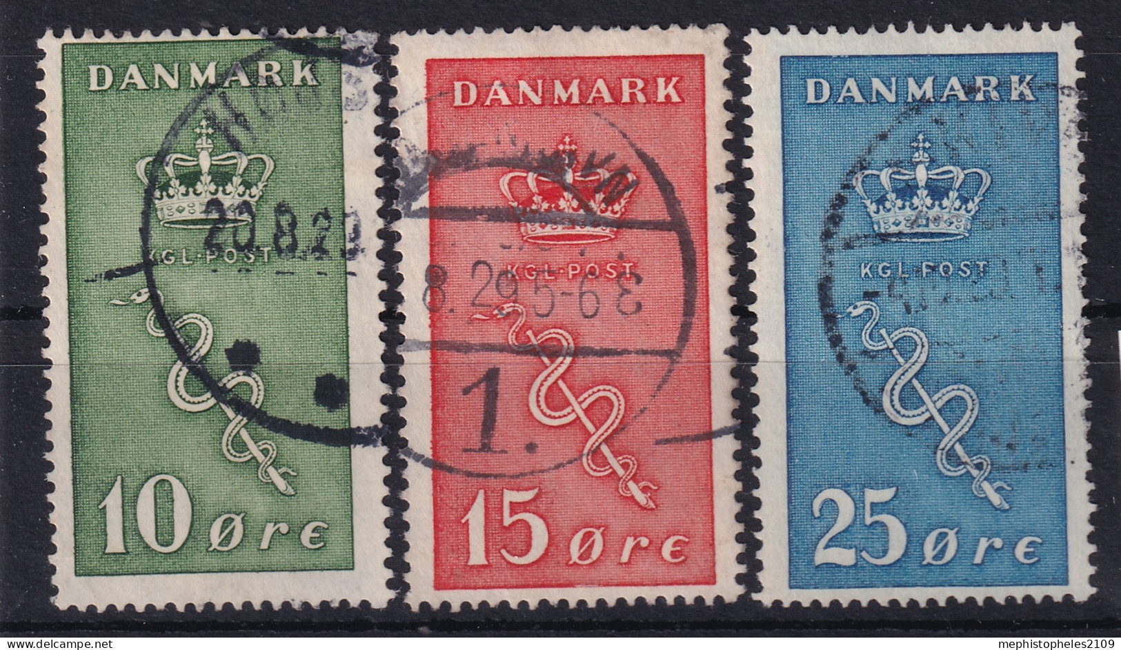 DENMARK 1929 - Canceled - Sc# B3-B5 - Gebraucht