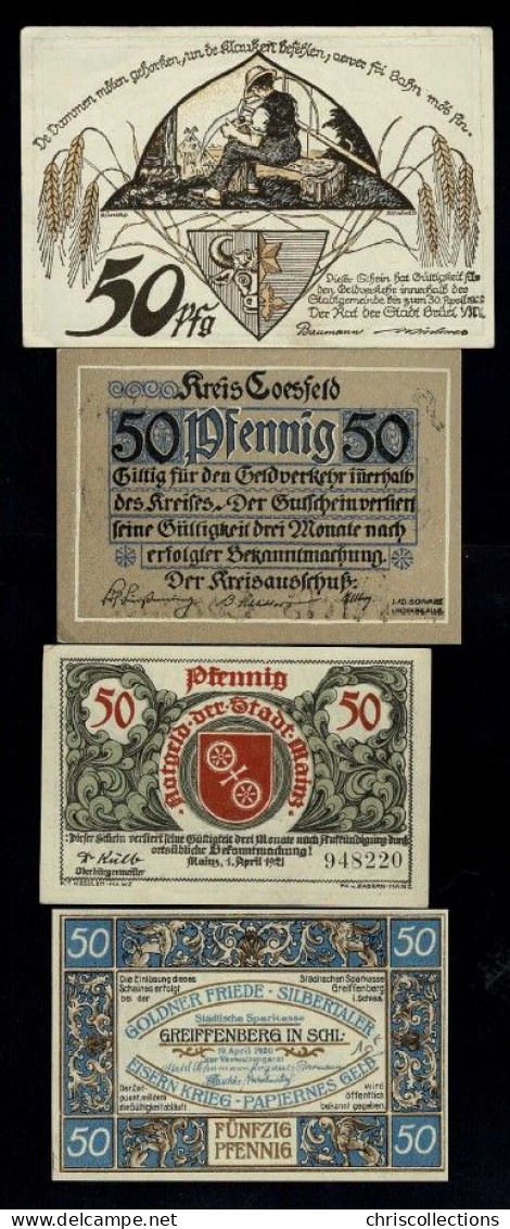 ALLEMAGNE - Lot De 12 Billets Allemands - Collezioni