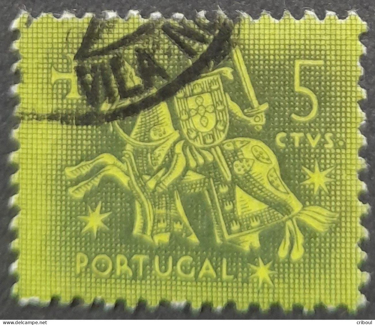 Portugal 1953 Sceau Du Roi Denis Autoridade Do Rei Dinis Yvert 774 O Used - Gebraucht