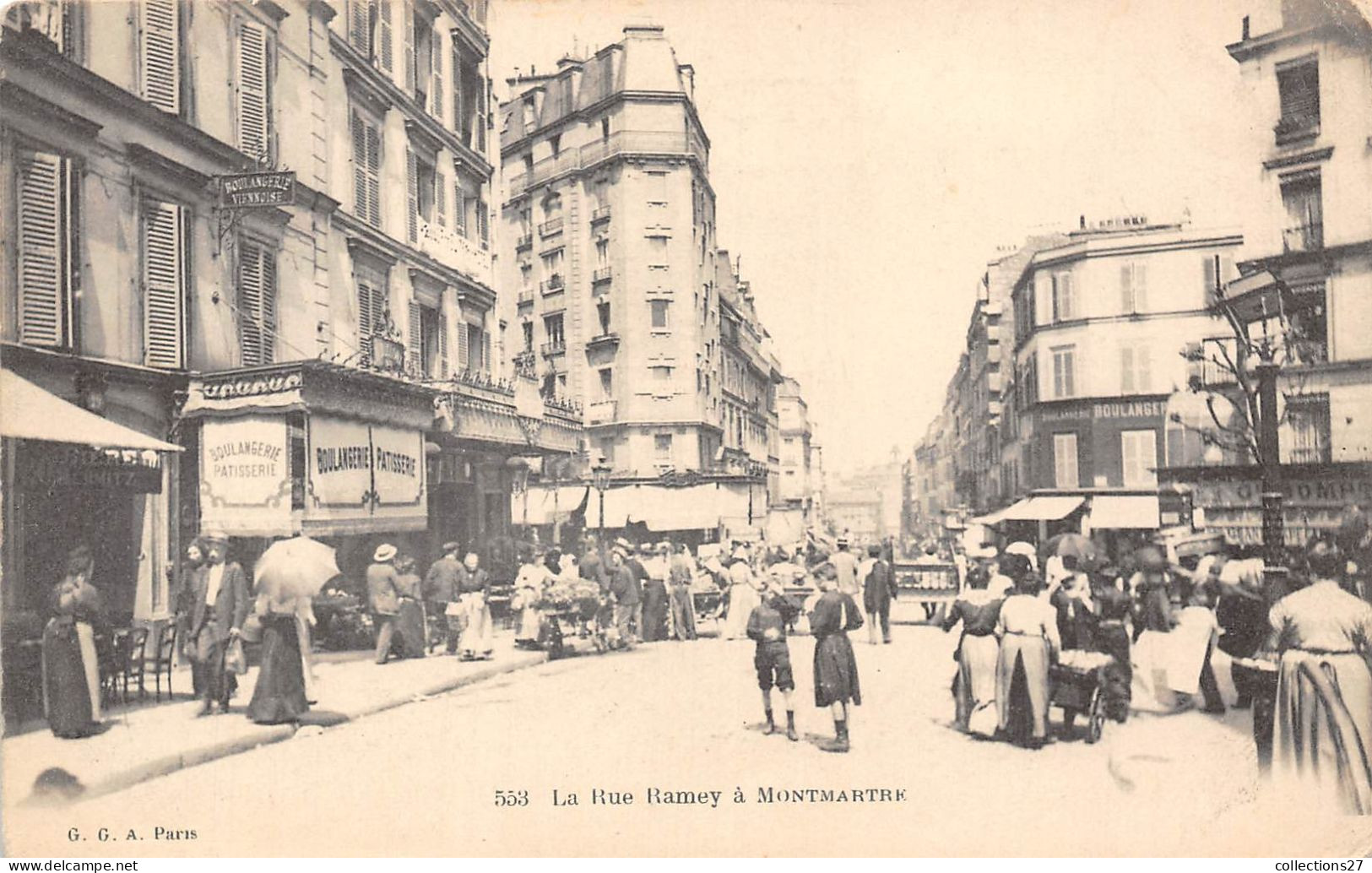 PARIS-75018- MONTMARTRE- LA RUE RAMEY - Arrondissement: 18