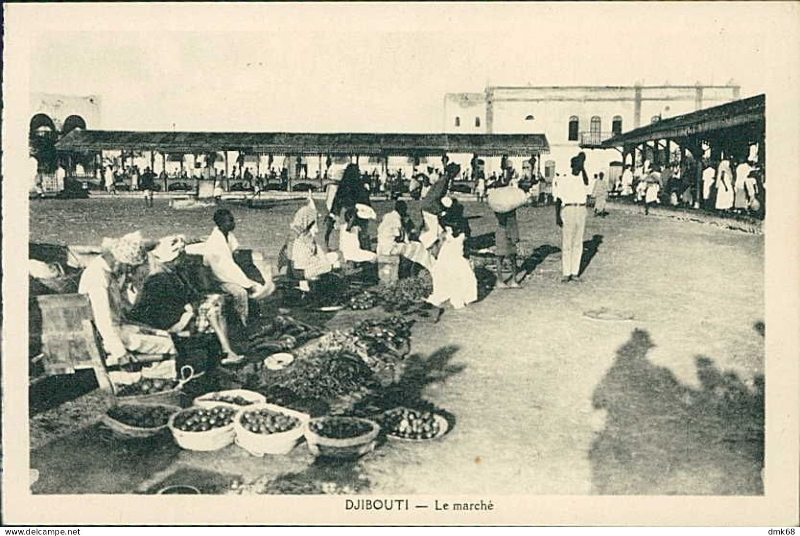 SOMALIA - DJIBOUTI - LE MARCHE - CLICHE G. B. - 1910s (12154) - Somalie