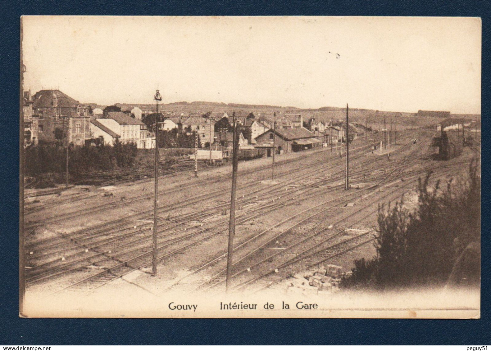 Gouvy. Intérieur De La Gare. ( 1867, Ligne 42 Spa - Luxembourg, 1885 Libramont-Bastogne) - Gouvy