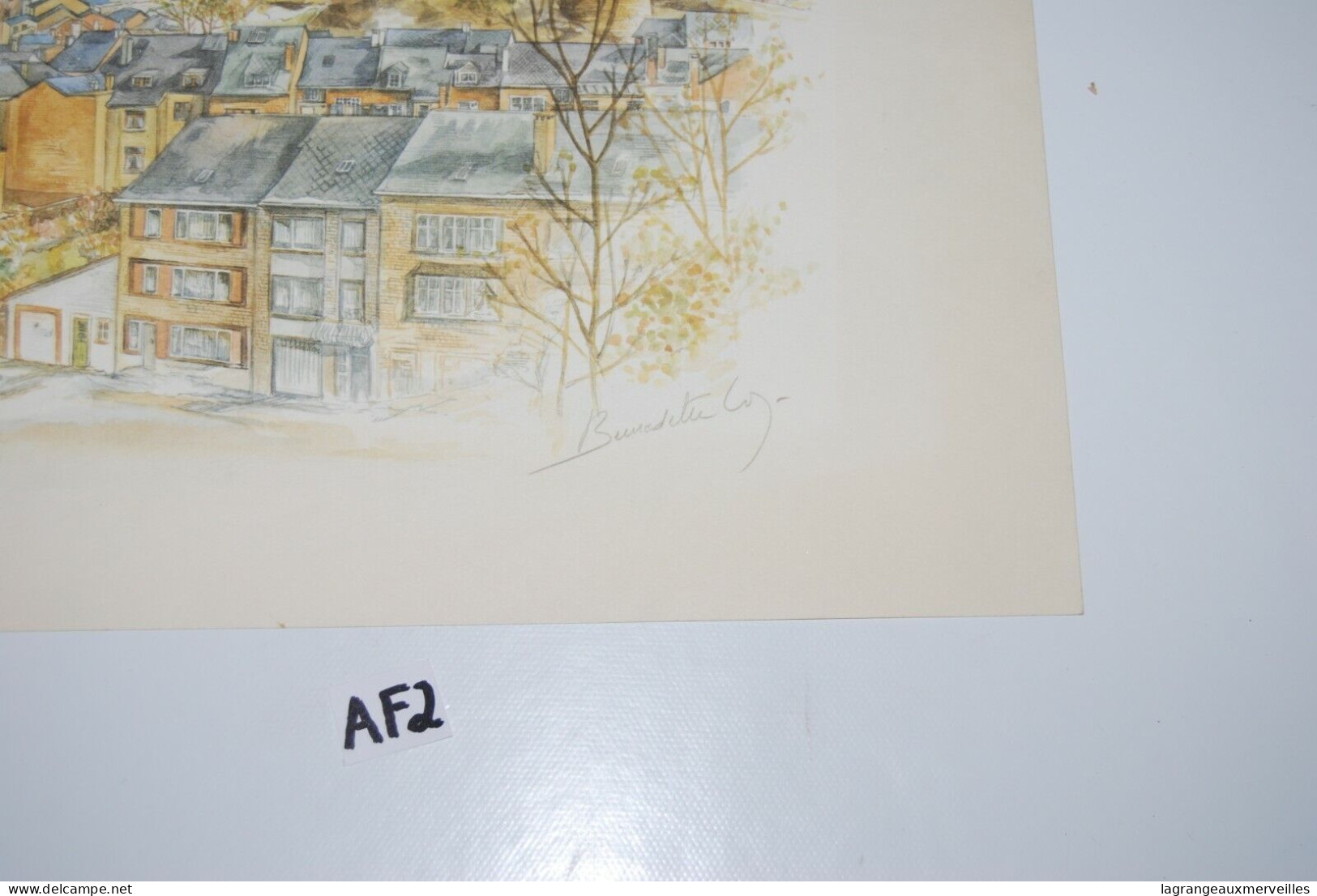 AF2 Peinture - Pastel - La Roche En Ardennes - Bernadette ?? - Pastell