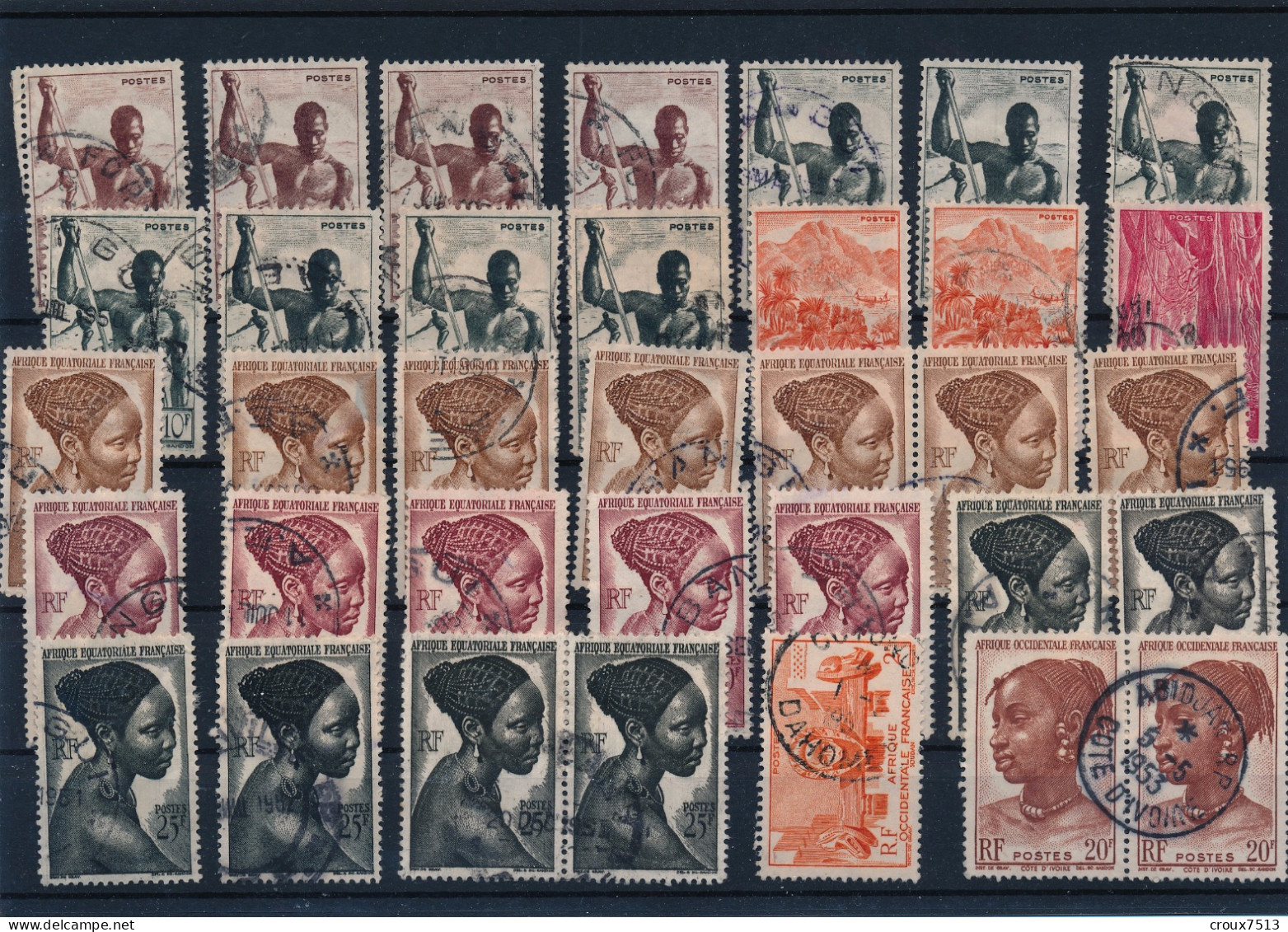 Lot X 4 TB. - Used Stamps