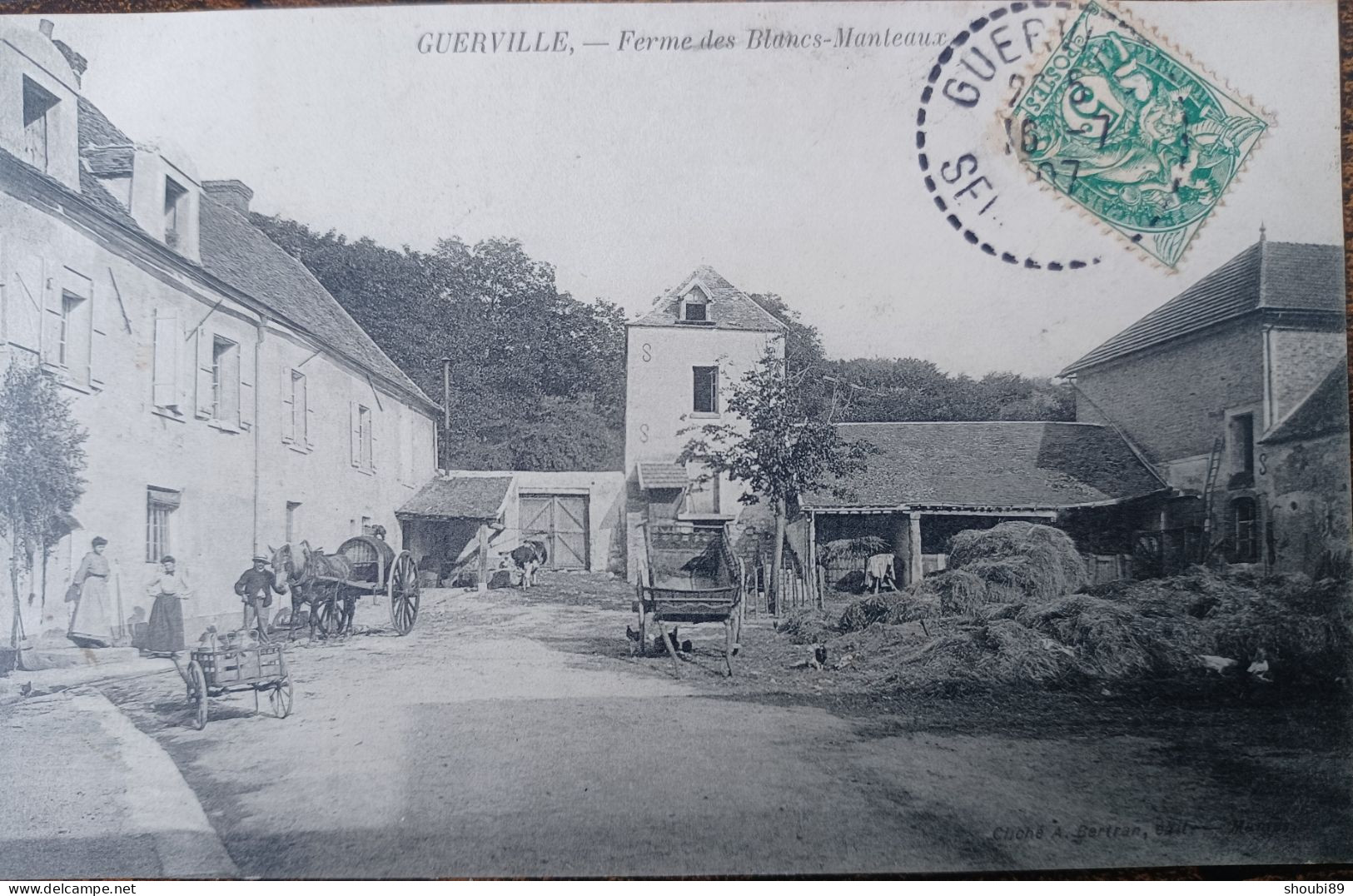 GUERVILLE FERME DES BLANCS MANTEAUX - Guerville