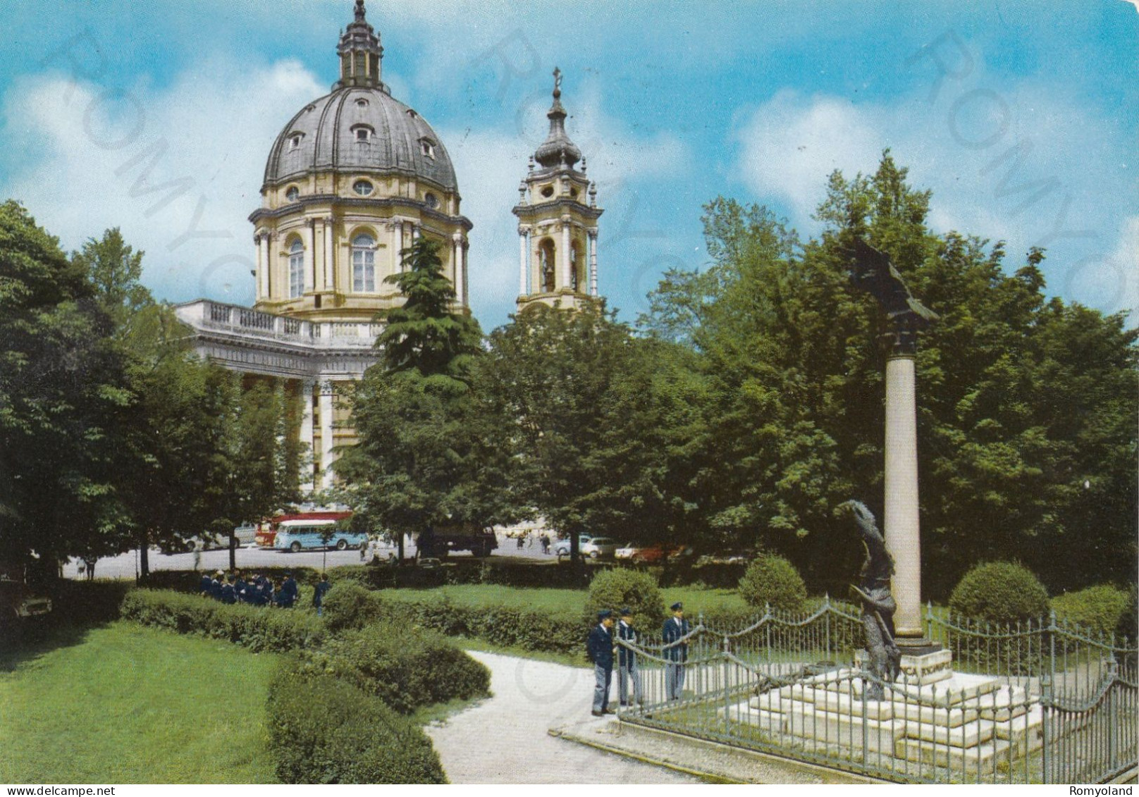 CARTOLINA  TORINO,PIEMONTE-BASILICA DI SUPERGA M.672-STORIA,MEMORIA,CULTURA,RELIGIONE,IMPERO,BELLA ITALIA,VIAGGIATA 1963 - Kerken