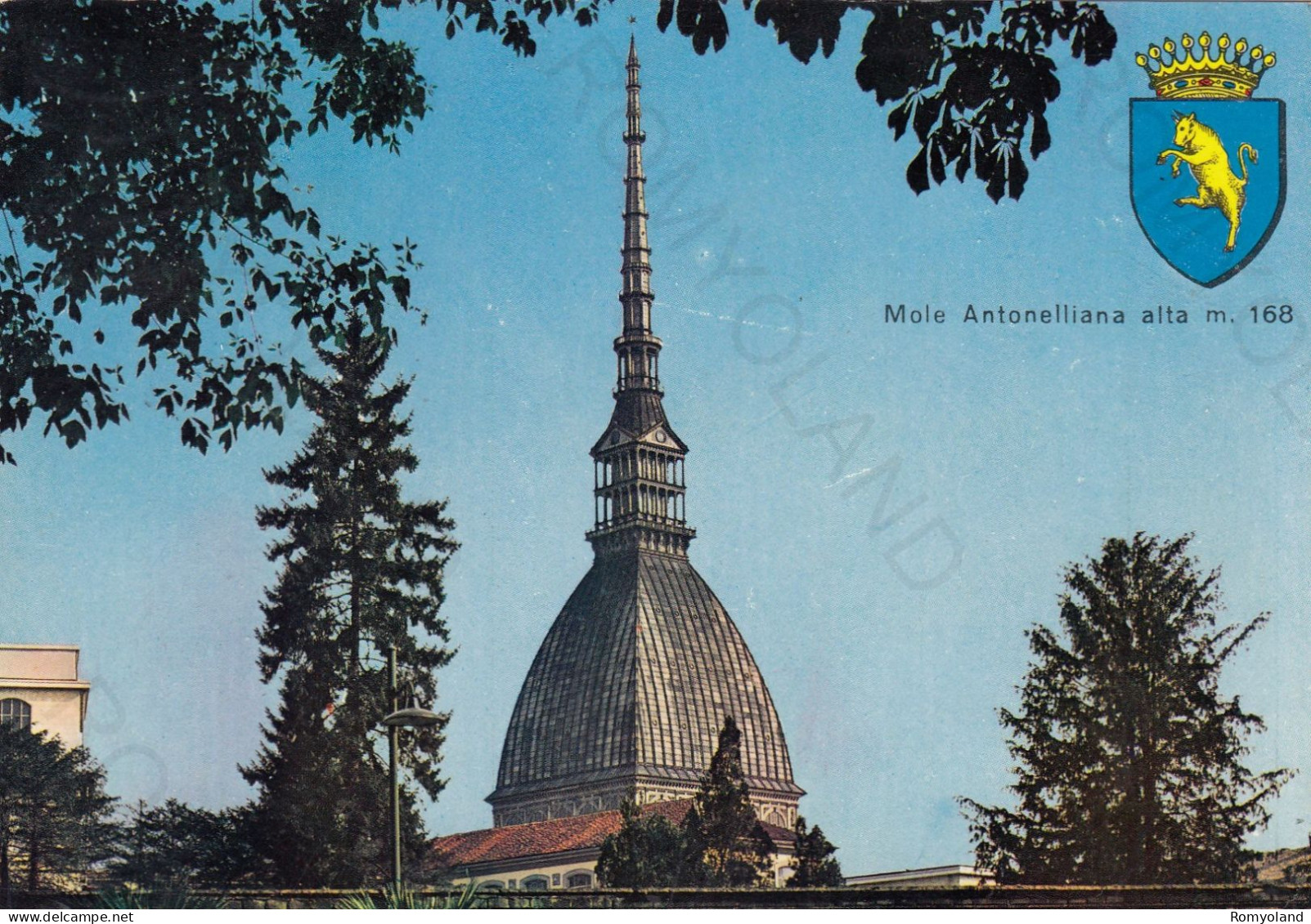 CARTOLINA  TORINO,PIEMONTE-MOLE ANTONELLIANA ALTA M.168-STORIA,MEMORIA,CULTURA,RELIGIONE,BELLA ITALIA,VIAGGIATA 1967 - Mole Antonelliana