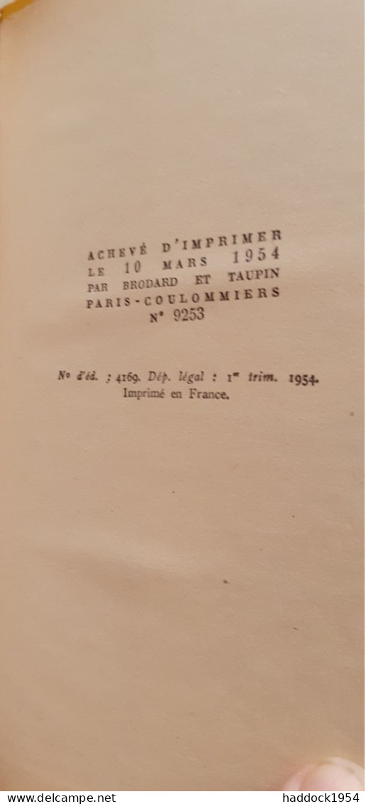 à Double Tour STANLEY ELLIN Gallimard 1954 - Série Noire