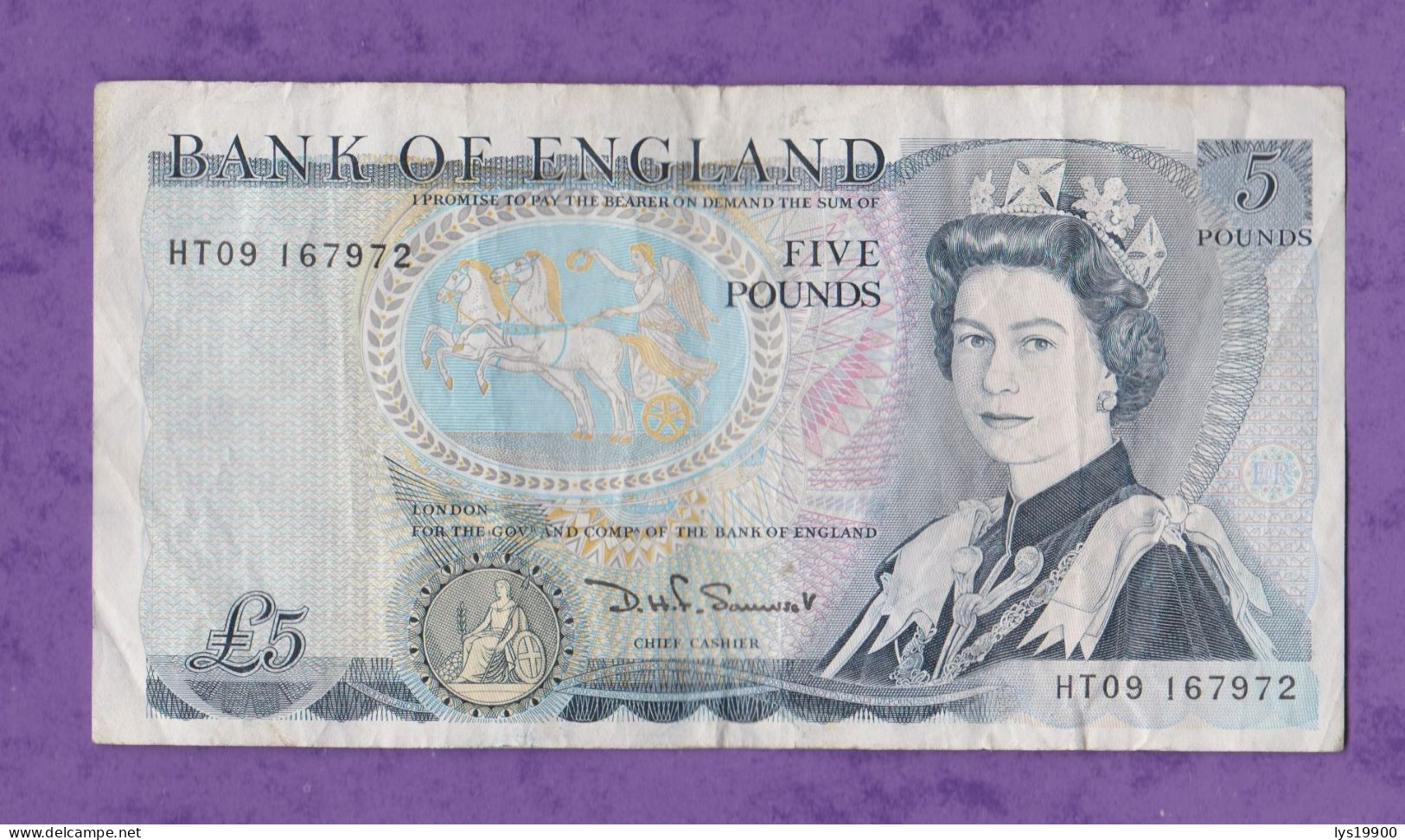 5 Pounds  1982-88 Royaume Uni - 5 Pounds
