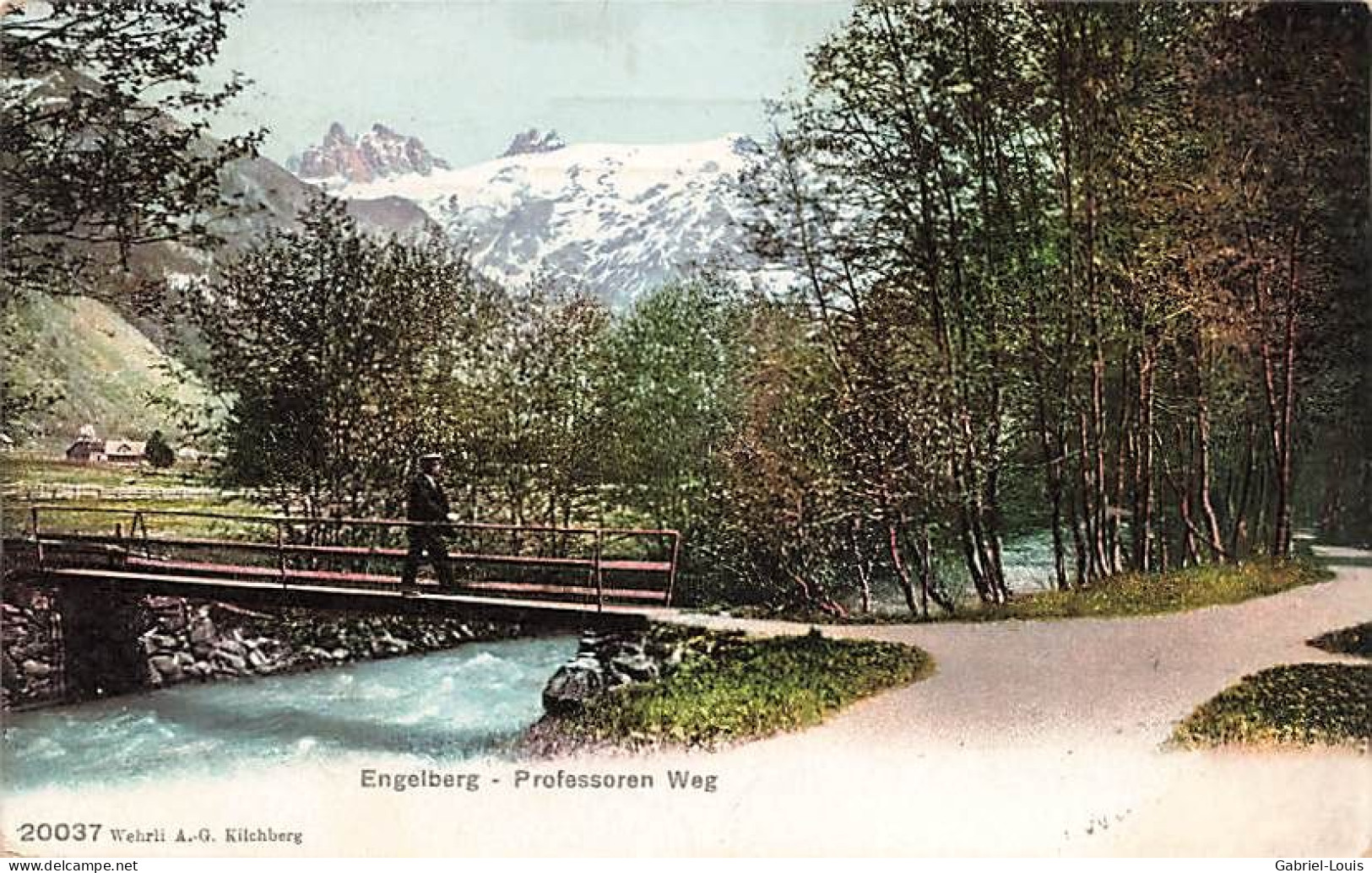 Engelberg Professoren Weg 1907 Colorée - Engelberg