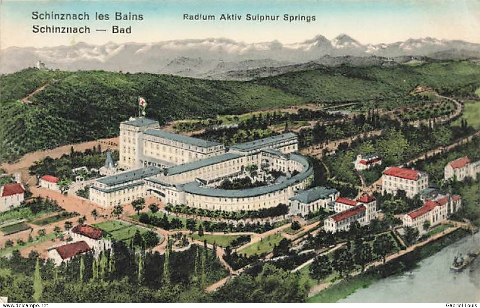 Schinznach Les Bains  Bad Radium Activ Sulphur Springs Radium Actif Source Radioactive Radioaktive Quelle Radioactivité - Schinznach 