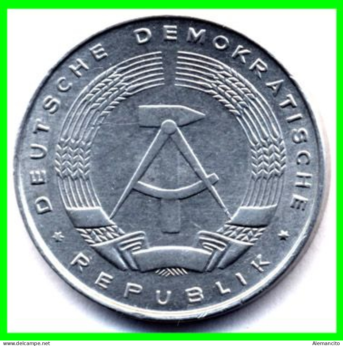 REPUBLICA DEMOCRATICA DE ALEMANIA ( DDR ) 4 MONEDAS DE 5 PFENNING AÑO 1968 - 1975 - 1983 -  1989 - CECA - A - 5 Pfennig